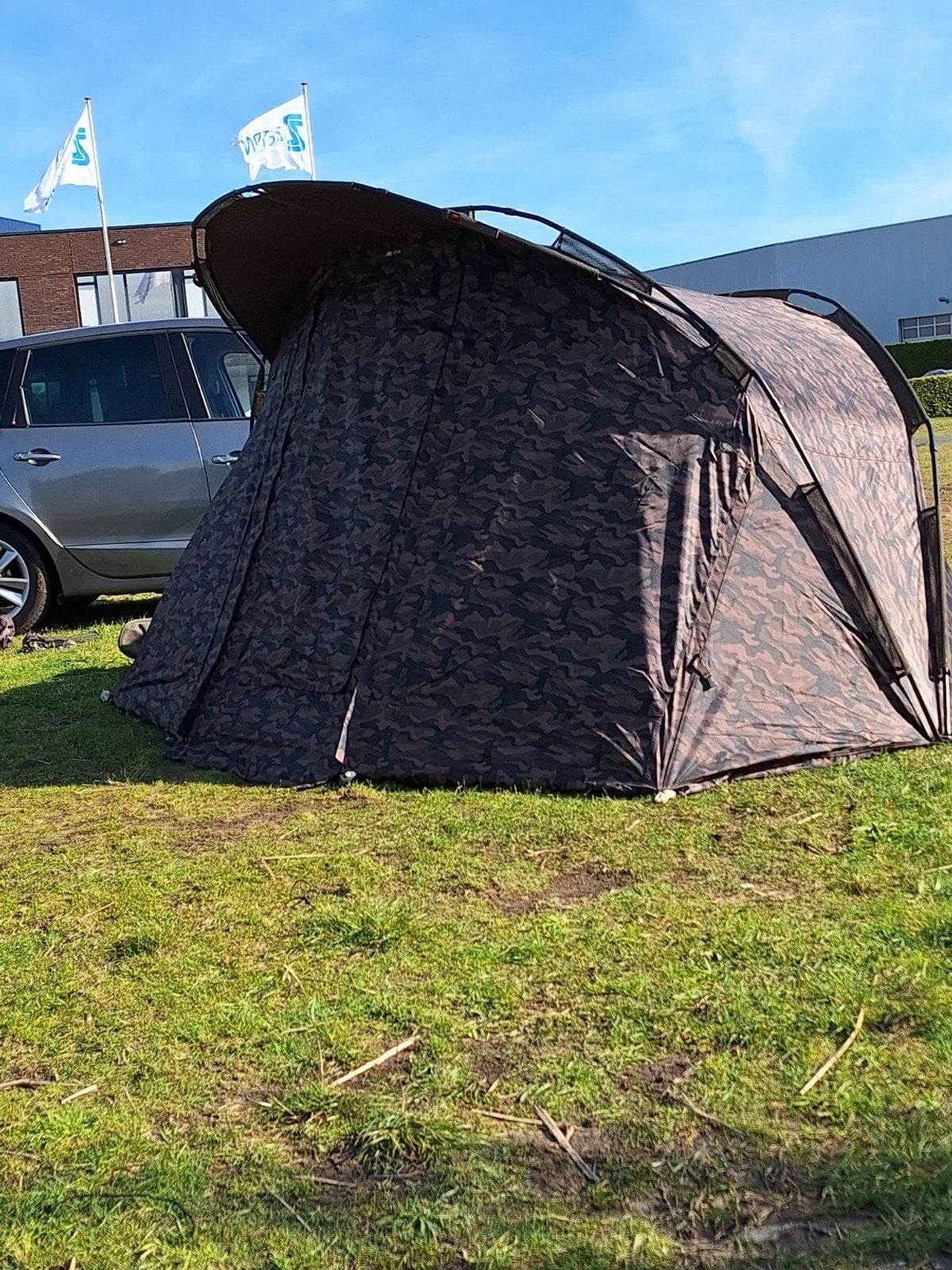 JRC 2 Persoons Bivvy Camou ZGAN incl. Overwrap, Ophalen of Verzenden, Zo goed als nieuw