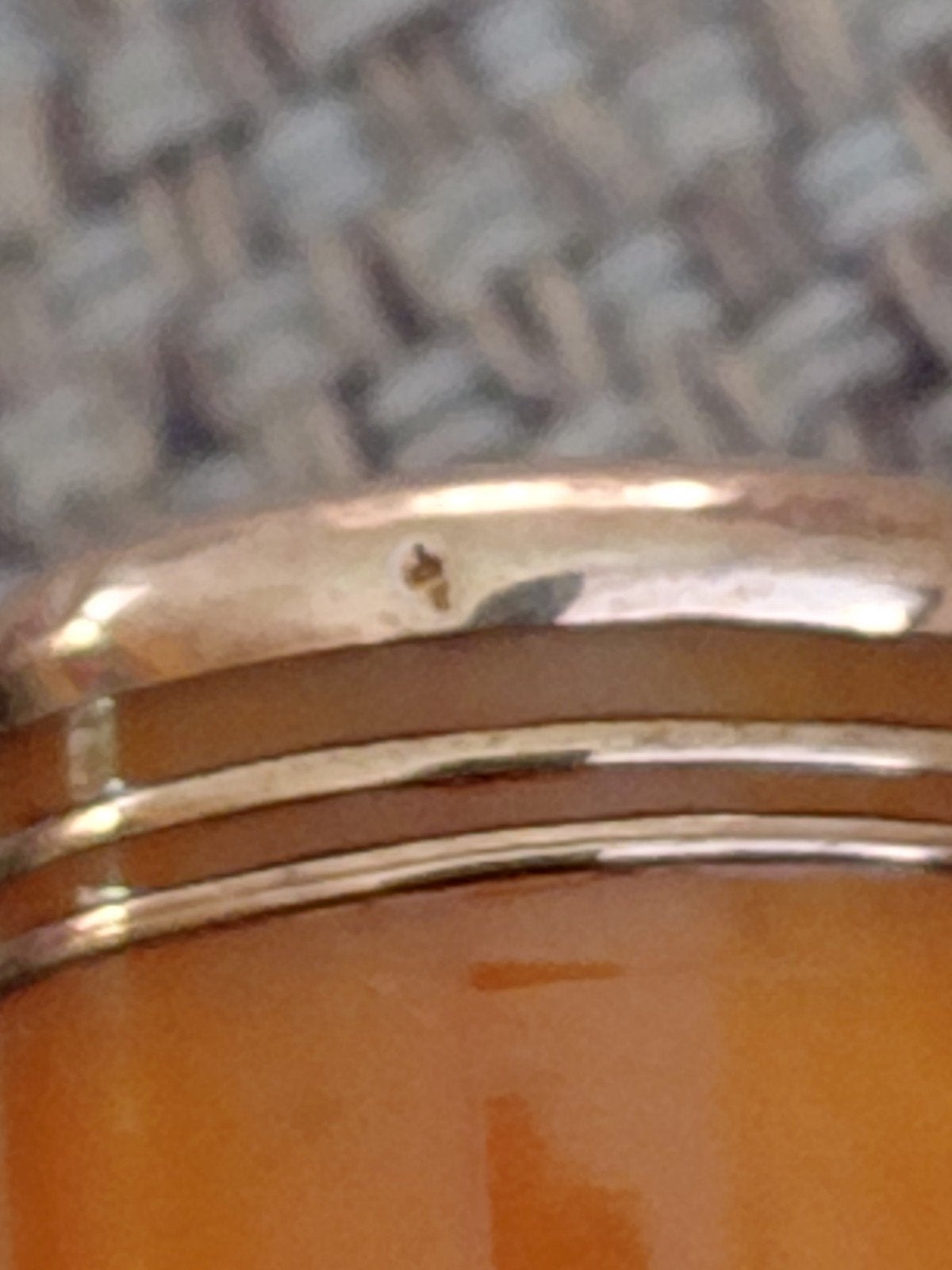 PRACHTIG ANTIEKE UMBRE PUR SIGAREN PIJPJE IN PRACHTIGE STAAT, Antiek en Kunst, Antiek | Goud en Zilver, Ophalen of Verzenden