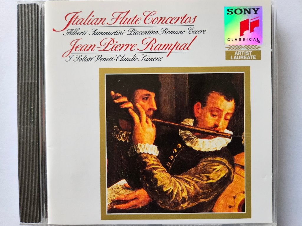 Fluit Concerten - Rampal - Alberti Cecere Romano Sammartini, Kamermuziek, Ophalen of Verzenden, Zo goed als nieuw, Barok