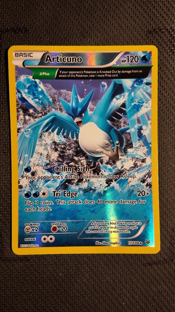 Articuno 17 Roaring Skies | Pokemon kaart, Ophalen, Losse kaart, Foil