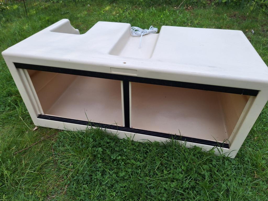 Herptek terrarium 120x70x50cm beige, Ophalen, Zo goed als nieuw, Terrarium of Paludarium