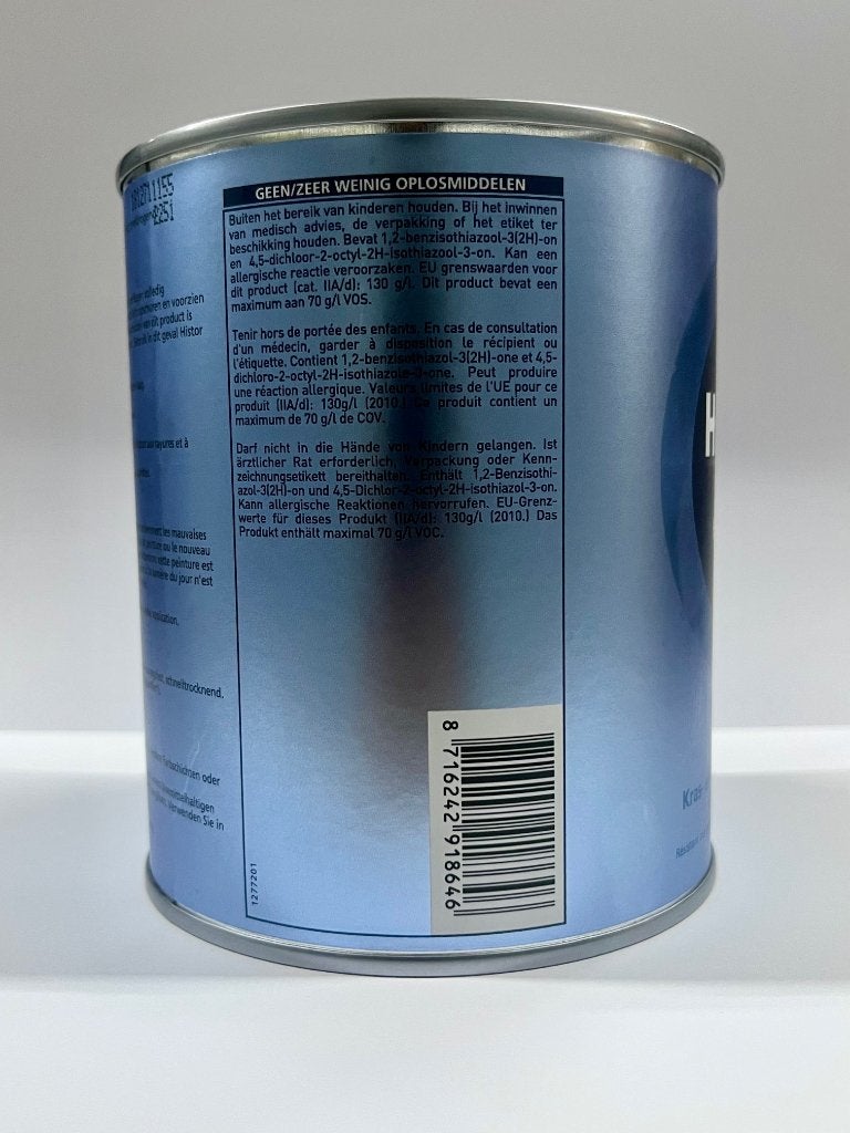 Histor Perfect Finish Hoogglans Lak Wit 6400 0,75L – NIEUW, Wit, Nieuw, Ophalen of Verzenden, Lak