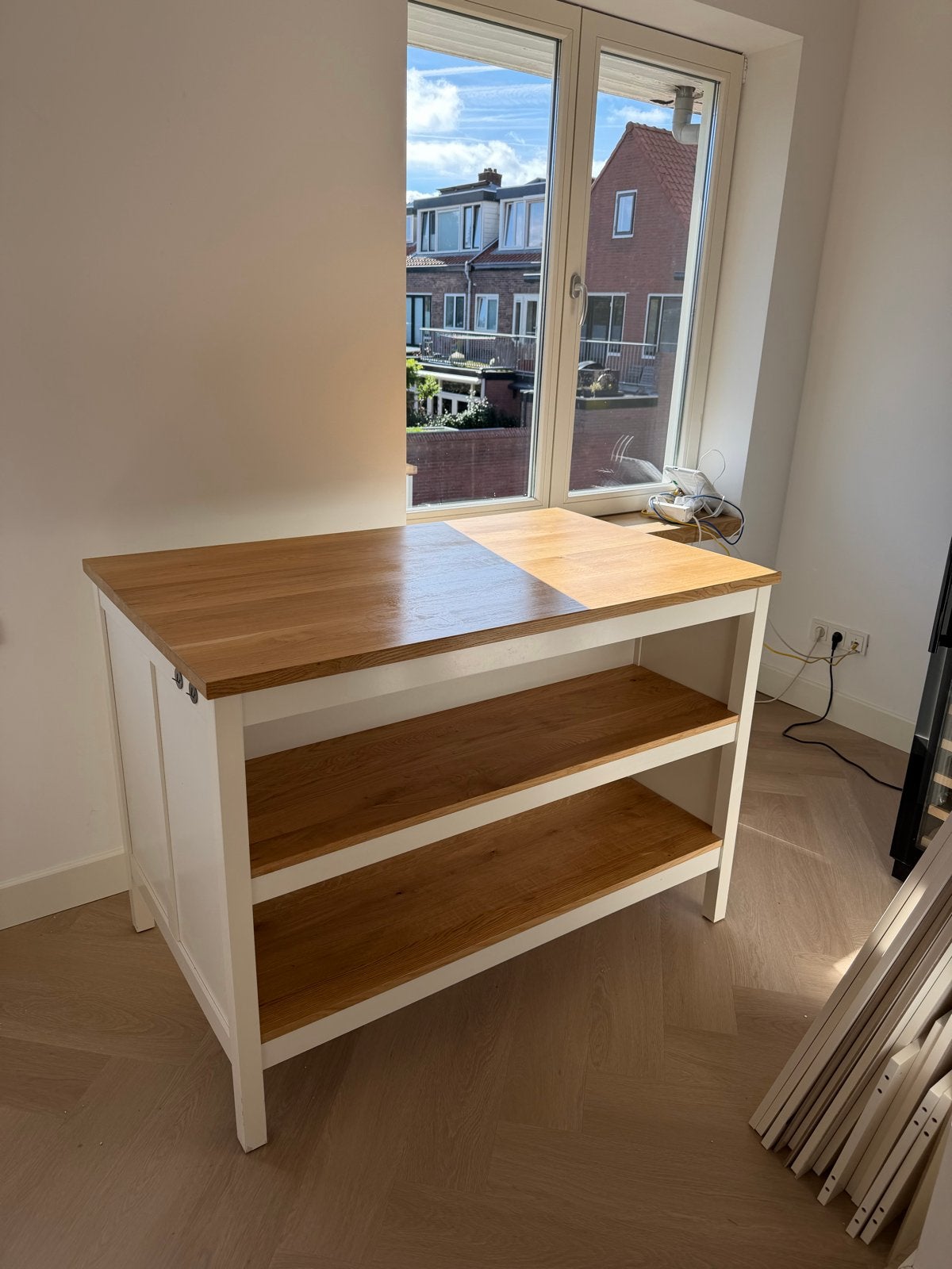 Ikea TÖRNVIKEN keukeneiland/wandtafel in goede staat, Ophalen, Gebruikt, Overige houtsoorten