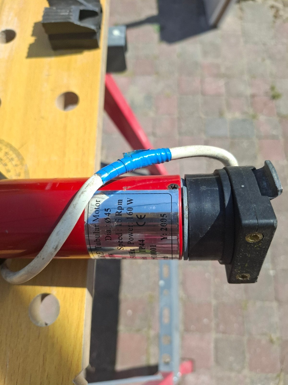 Buismotor voor rolluik - Extra vermogen (160W), Gebruikt, Elektrisch, Minder dan 250 cm, 150 tot 300 cm