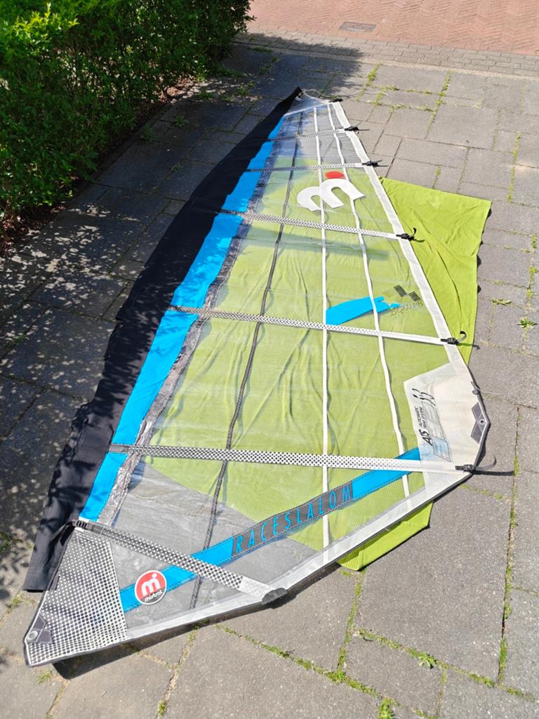 Mistral race slalom zeil. 5.3, Ophalen, Gebruikt, Zeil, 5 tot 6.5 m²