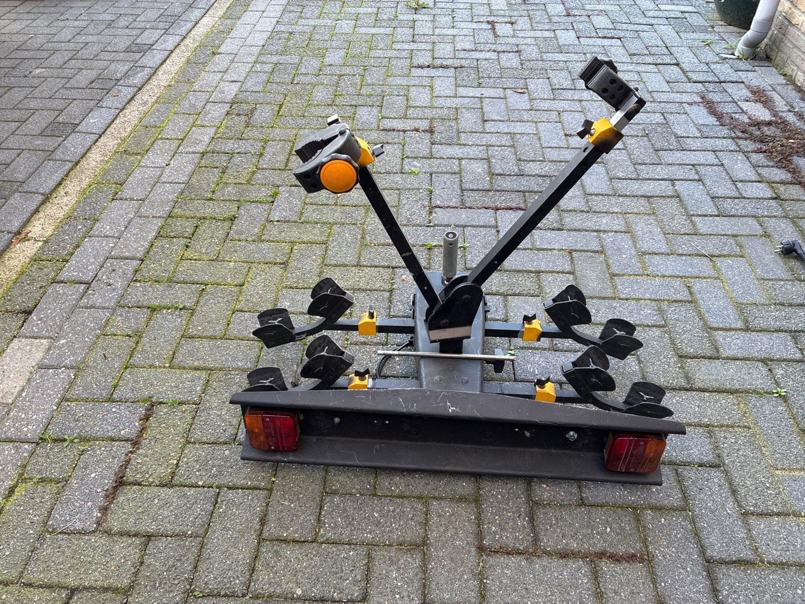Stevige trekhaak fietsendrager voor 2 fietsen, Ophalen, 2 fietsen, Gebruikt, Trekhaakdrager