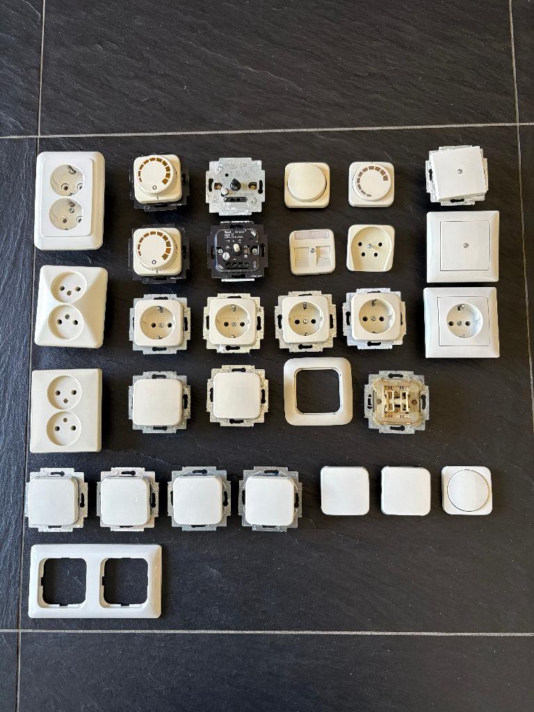 Schakelmateriaal,Berker,Busch Jaeger,Niko,Jung,Peha, ABB1175, Doe-het-zelf en Verbouw, Ophalen of Verzenden, Gebruikt, Overige typen