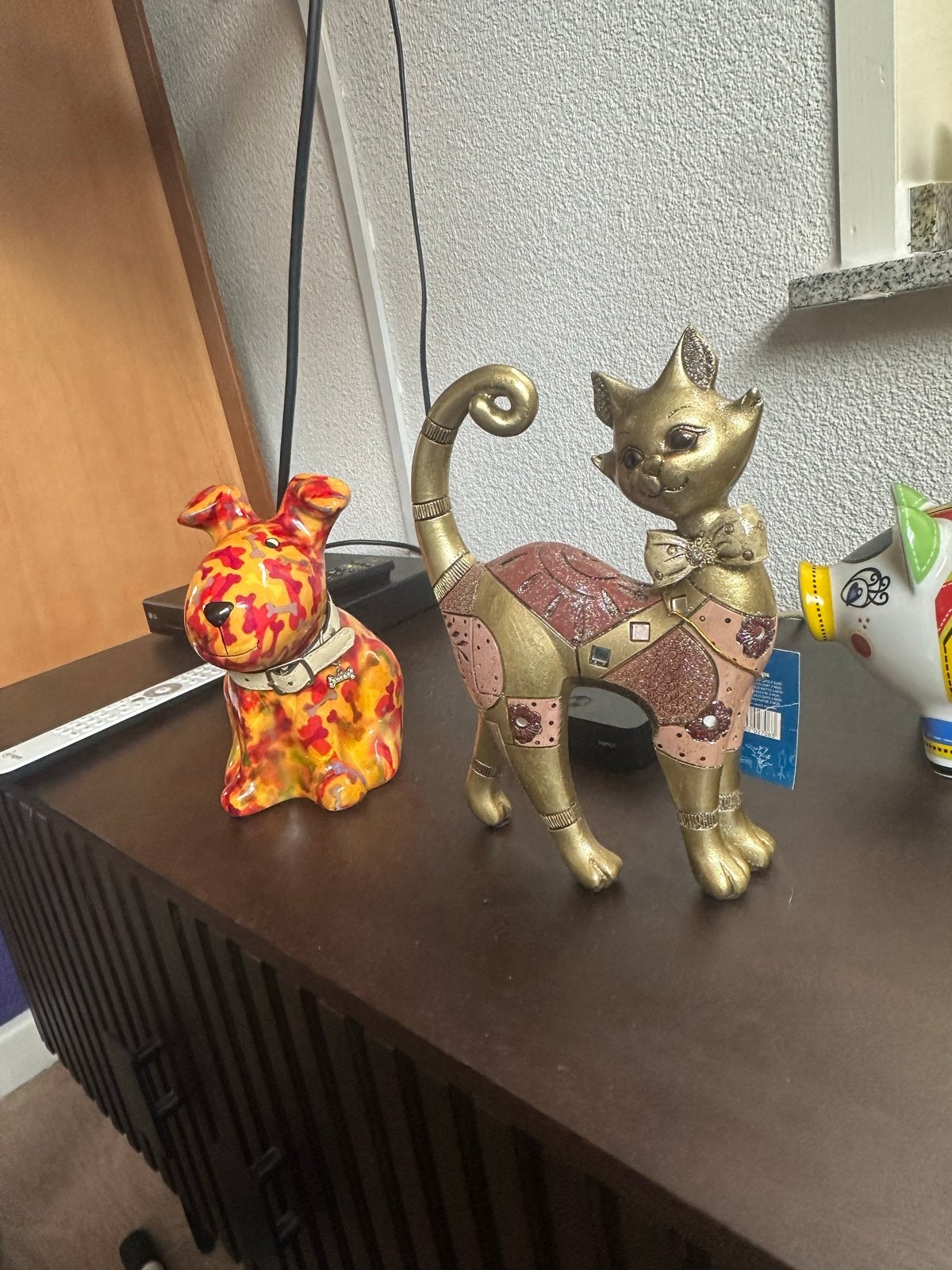 Diverse decoratieve beelden en theepot, Huis en Inrichting, Woonaccessoires | Overige, Ophalen, Gebruikt, Meerkleurig, Modern