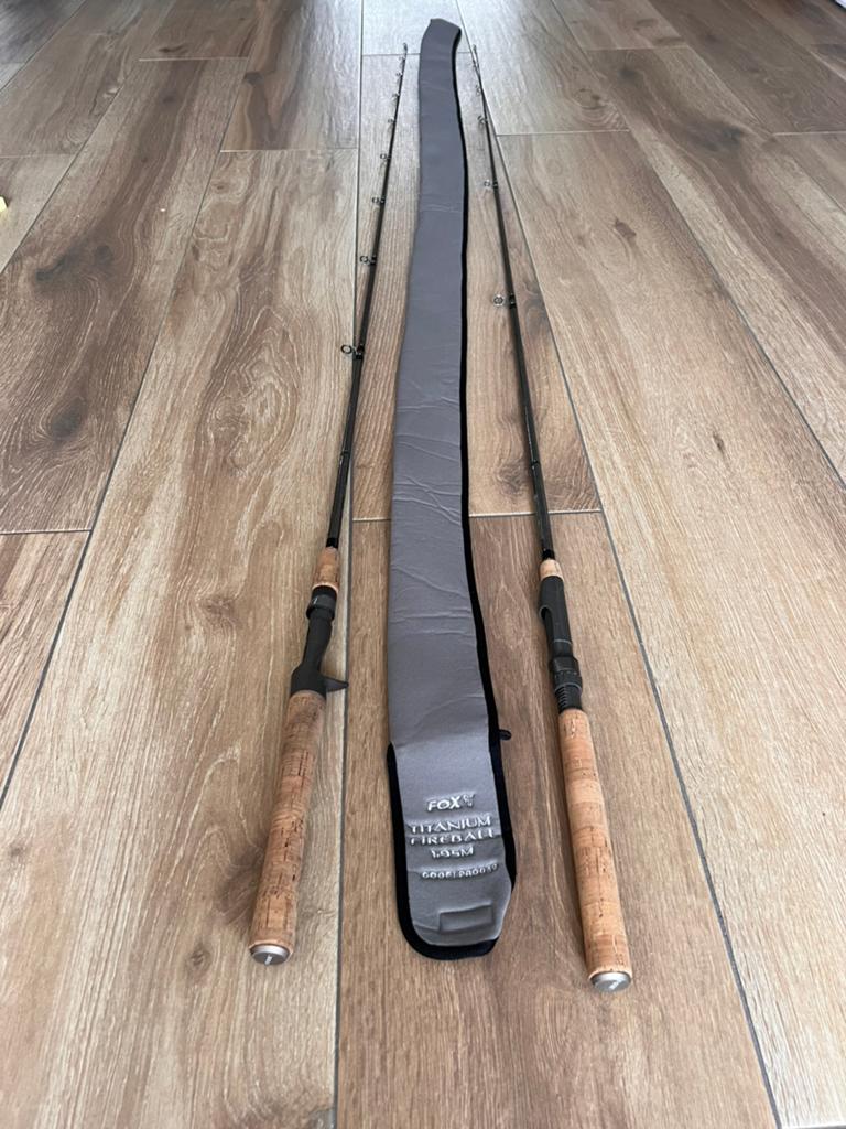 Vertical hengels Fox Titanium Fireball., Ophalen, Molen