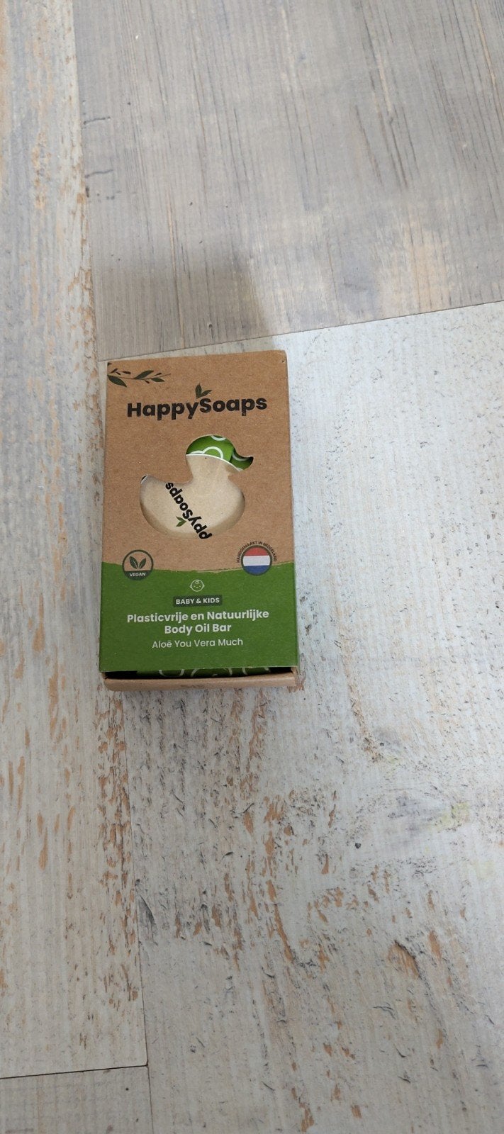 HappySoaps Plasticvrije Body Oil Bar - Aloë Vera, Ophalen of Verzenden, Nieuw, Bodylotion, Crème of Olie