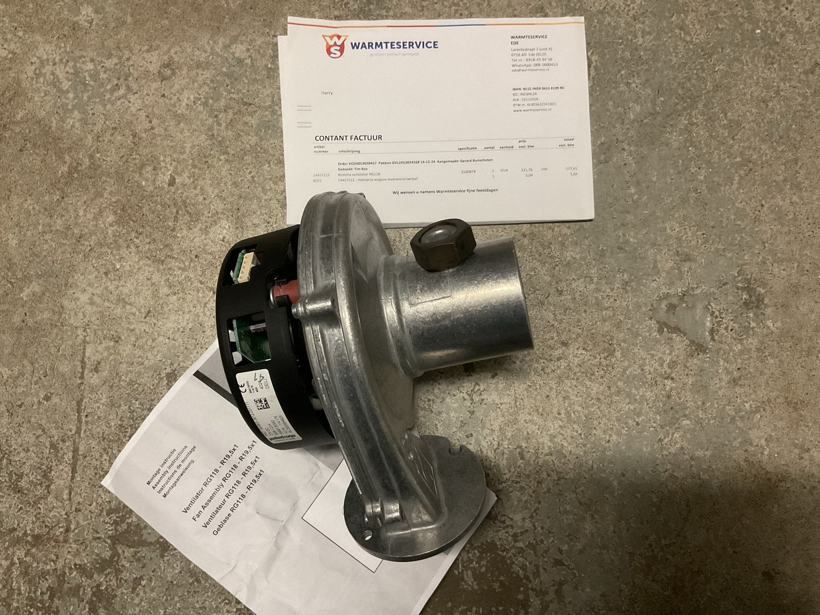 Ventilator/Afzuiger voor verwarmingssysteem, Ophalen, Nieuw, Ventilator en Afzuiger