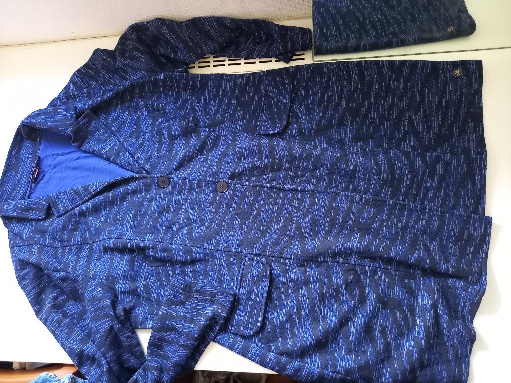 DIDI mooie kobalt + blauwe blazer / jas / vest. maat 46, Maat 46/48 (XL) of groter, Didi, Zo goed als nieuw, Jasje