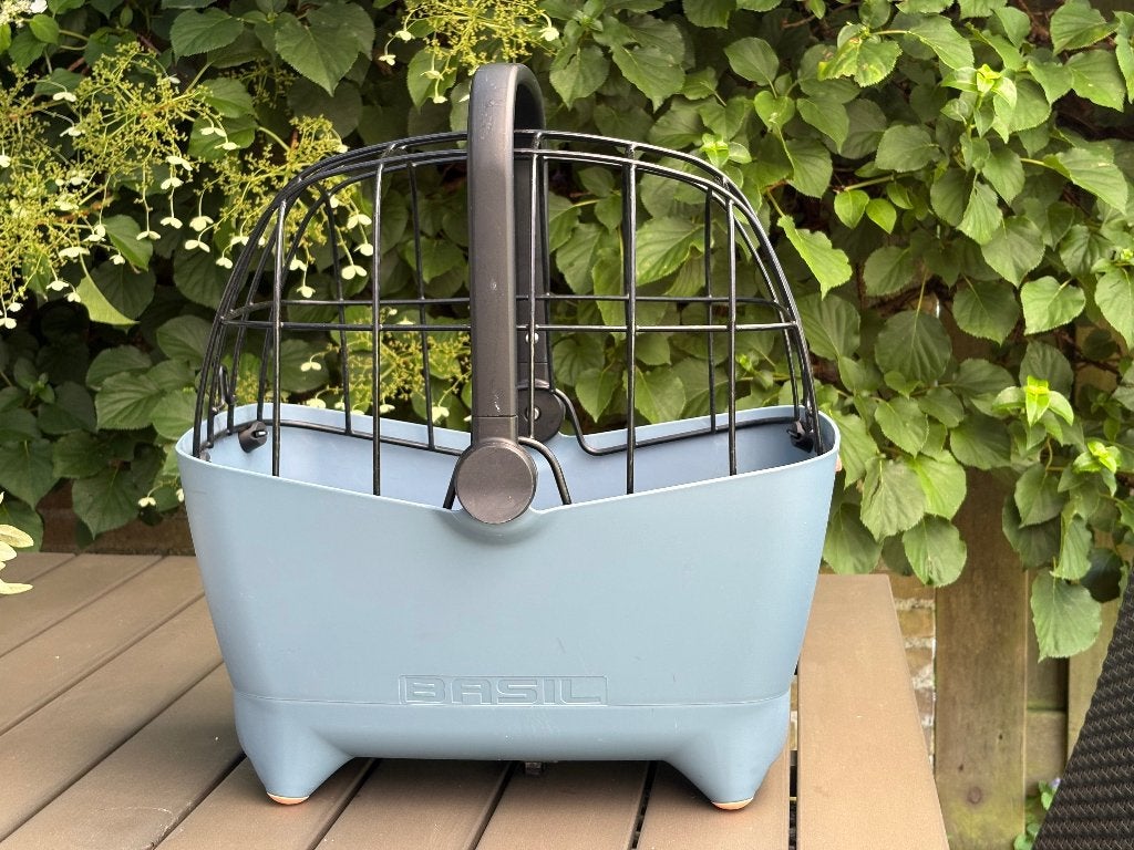 Basil Buddy Hondenfietsmand Achterop - Blauw, Ophalen, Gebruikt