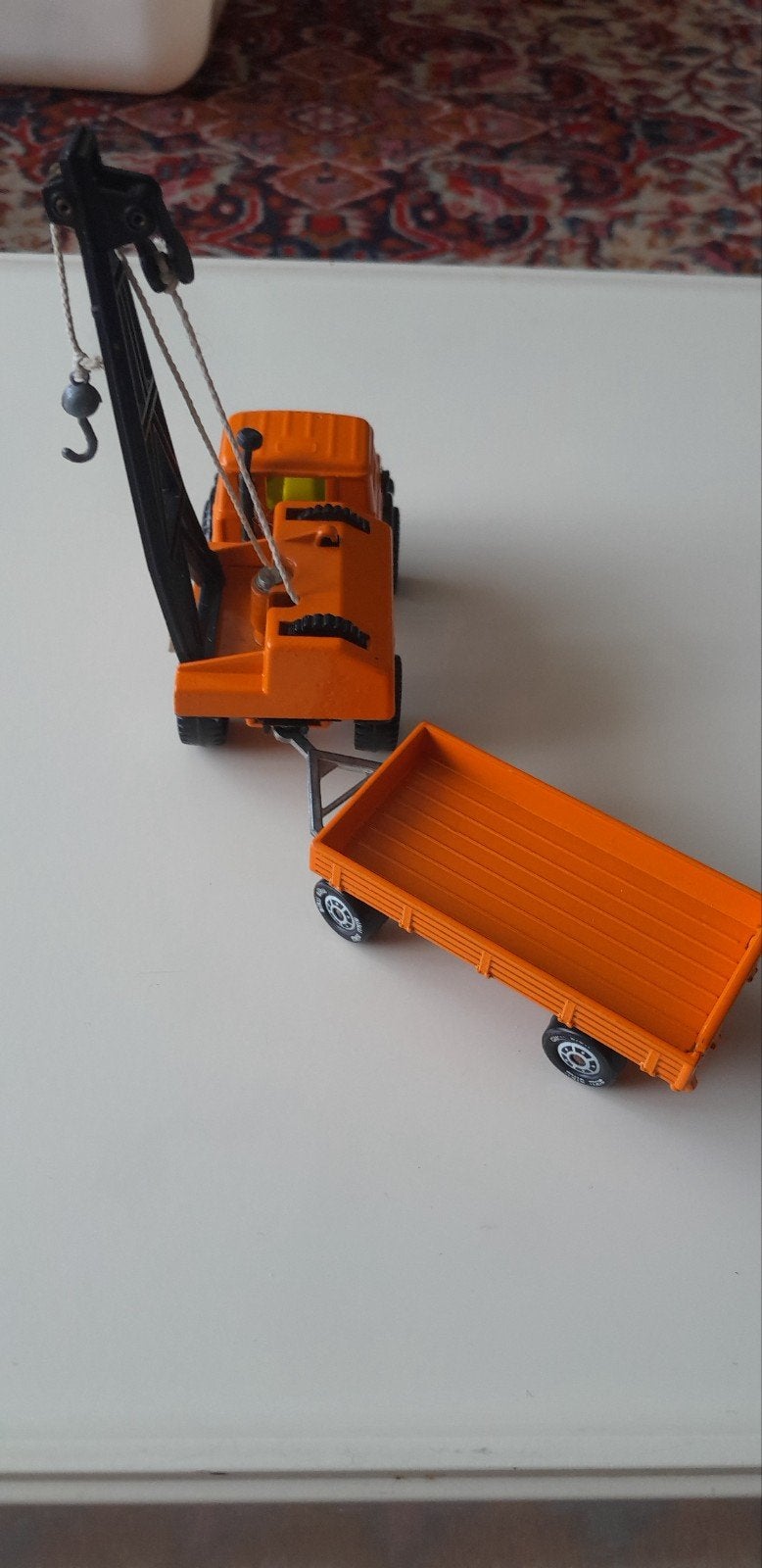 Siku Unimog kraanwagen met aanhangwagen 354., Ophalen of Verzenden