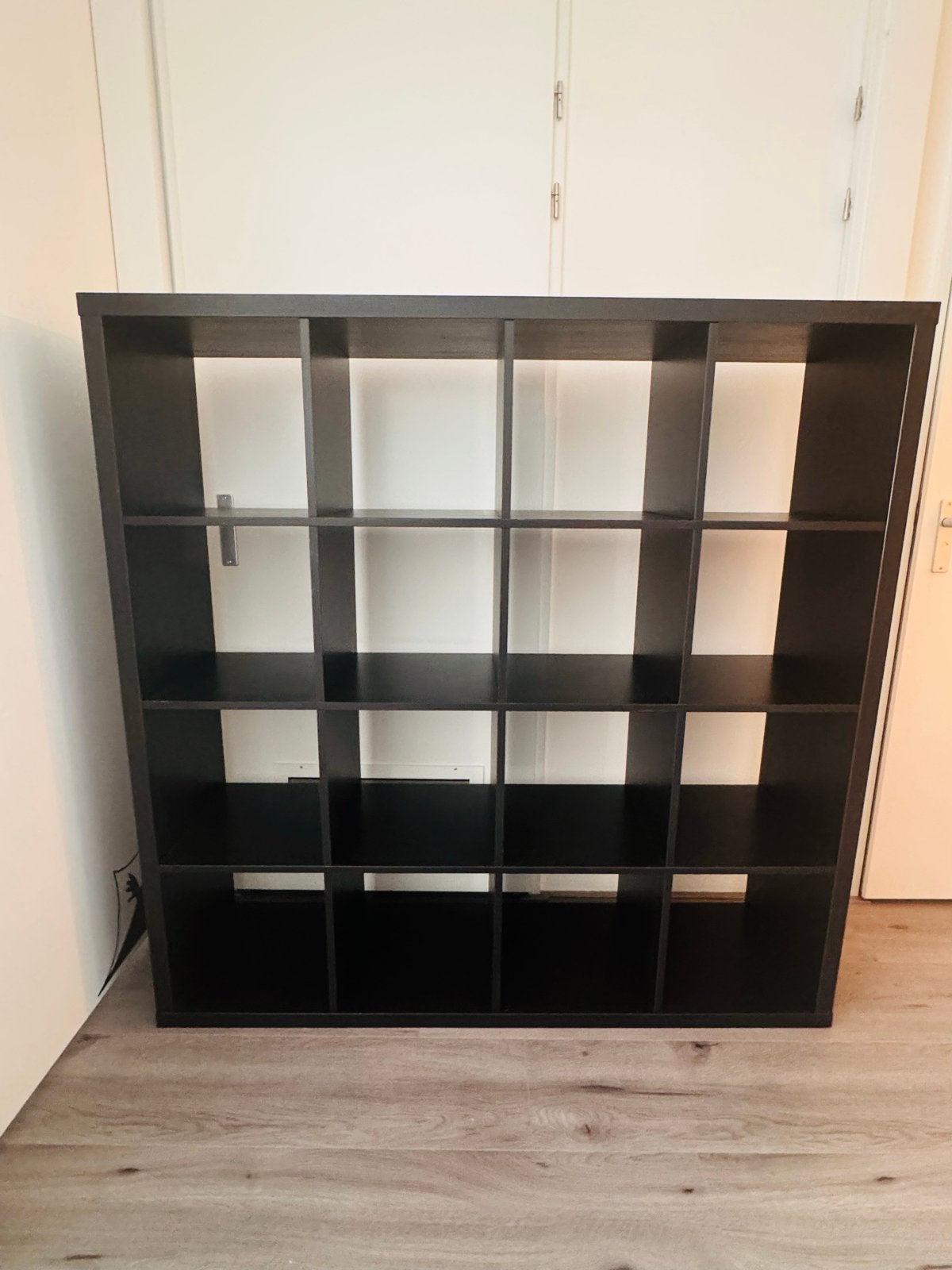 IKEA Kallax Kast - Donkerbruin, 4x4 vakken, Ophalen, Gebruikt