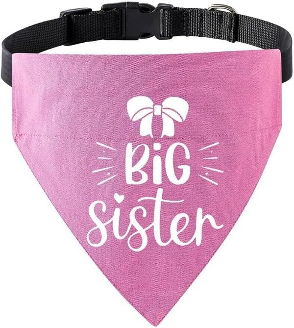 Honden bandana Big Sister met handige sluiting, Overige merken, Nieuw, Ophalen of Verzenden, Struikheide 64,3069lj,Rotterdam