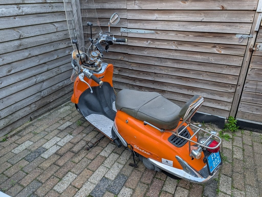 Fosti Grande Retro Scooter (Opknapper), Fietsen en Brommers, Snorfietsen en Snorscooters, Gebruikt, Overige merken, Benzine, Ophalen
