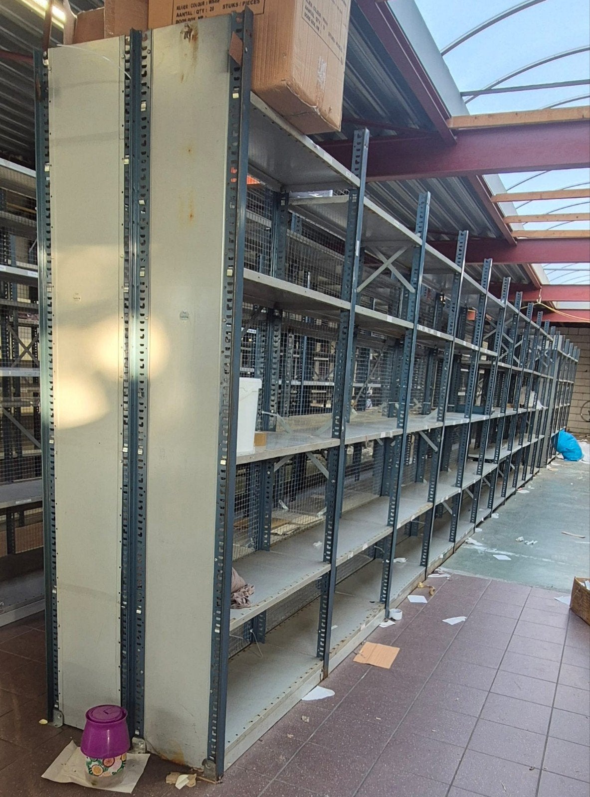 Professionele Legbordstellingen - Magazijnstellingen 90meter, Zakelijke goederen, Ophalen