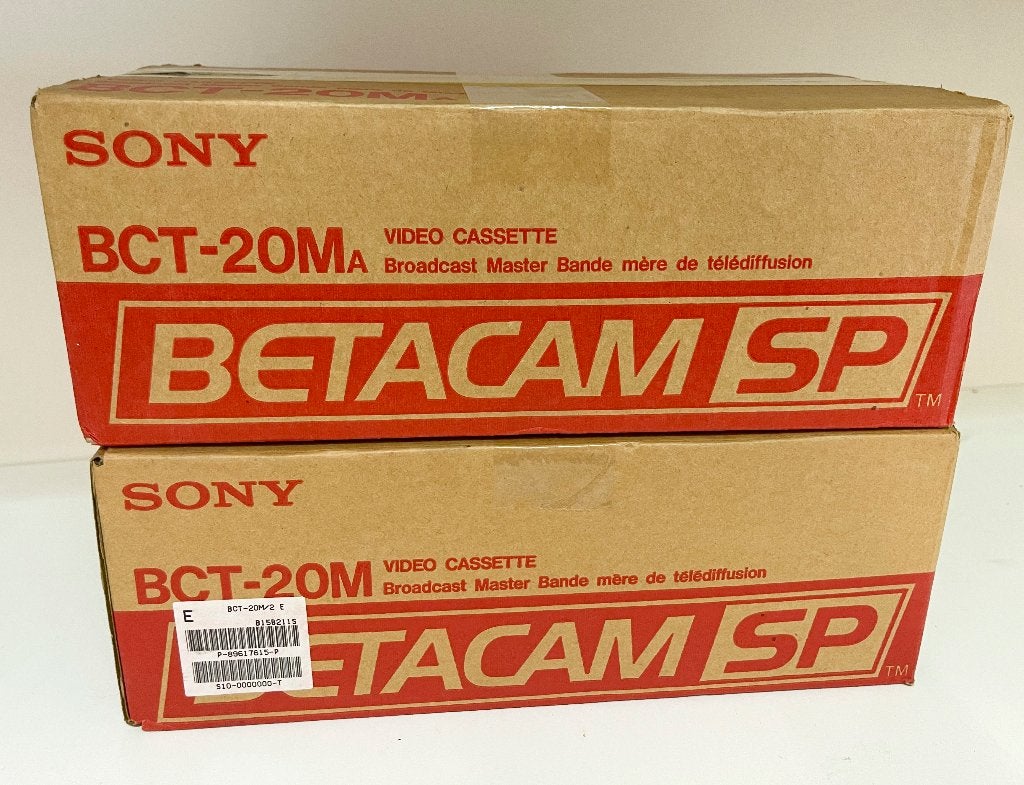SONY BCT-20M professionele Betacam SP-videocassette (Nieuw), N, N, Ophalen of Verzenden, Sony