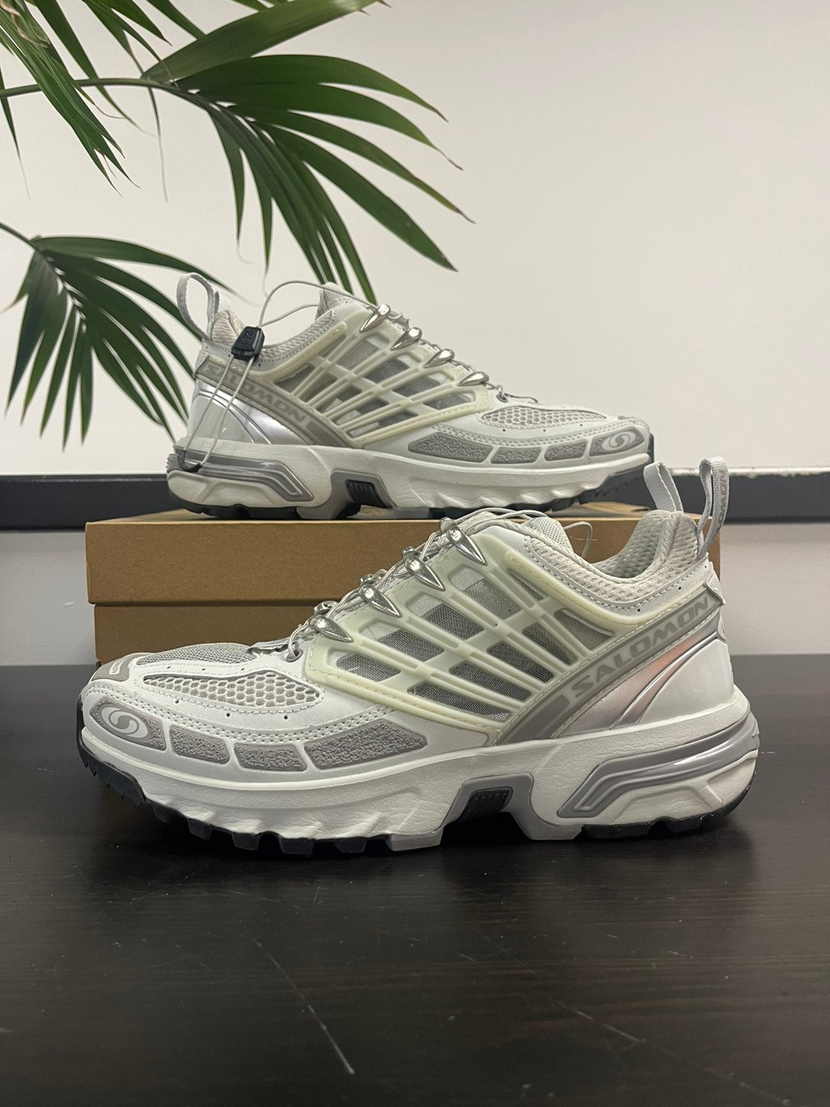 Salomon ACS Pro Advanced Metal/Frost, Ophalen of Verzenden, Zo goed als nieuw, Wit