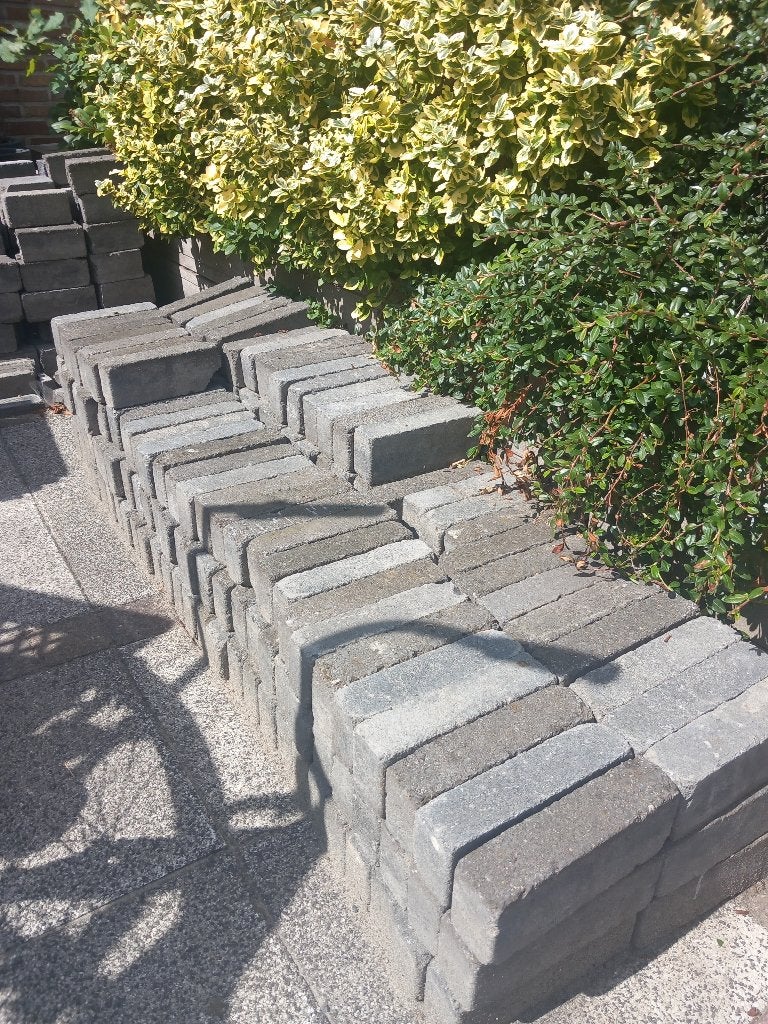 Klinkers (handig voor randen en patronen), Tuin en Terras, Ophalen, Gebruikt, Klinkers, Minder dan 5 m²