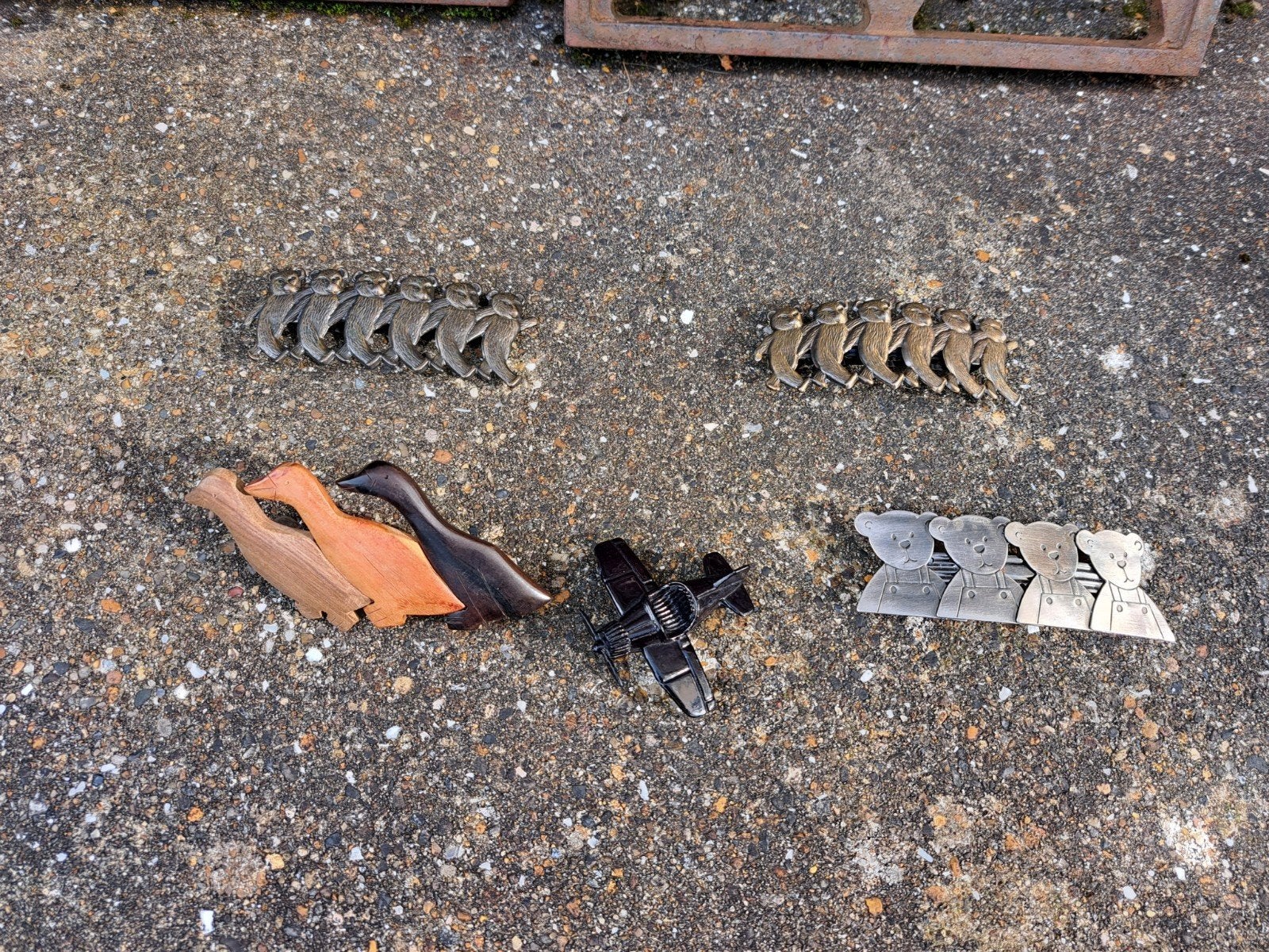 Vintage haarspelden /clips, Ophalen of Verzenden