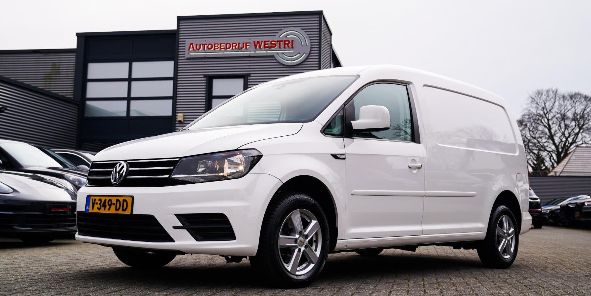 Volkswagen Caddy 2.0 TDI L2H1 BMT Maxi Trendline |R Stoelen, Stof, Gebruikt, Euro 6, Bedrijf