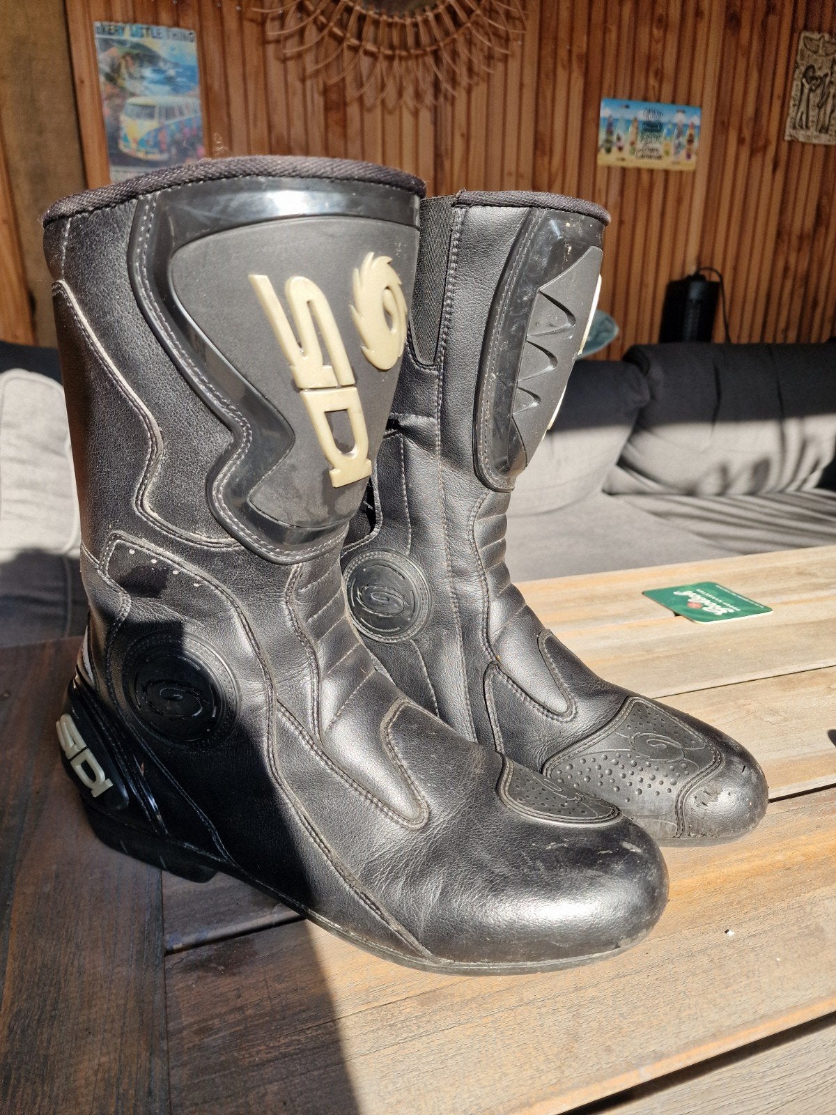 Sidi motorlaarzen maat 48, Zwart, Boots, Ophalen of Verzenden, Sidi