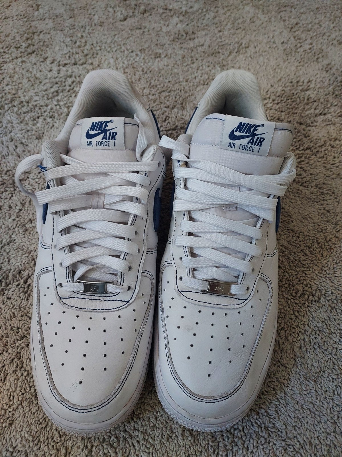 sneakers, Blauw, Ophalen of Verzenden, Nike Air Force, Sneakers of Gympen