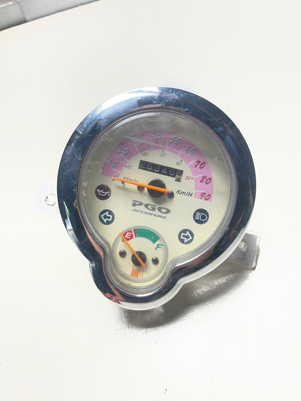 Pgo kilometer teller, Ophalen of Verzenden