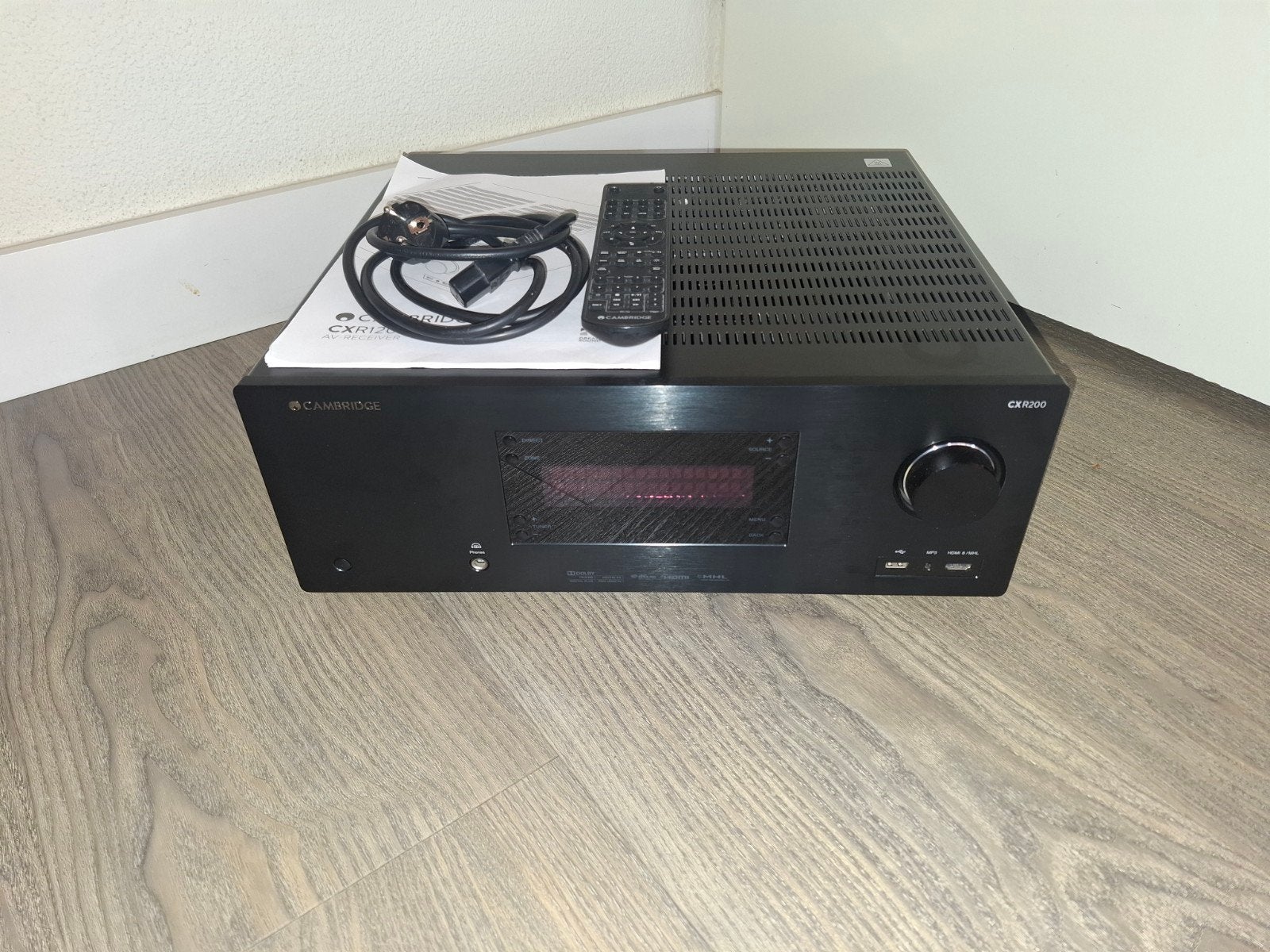 Cambridge CXR200 AV-receiver., Zo goed als nieuw, 120 watt of meer, Ophalen, Overige merken