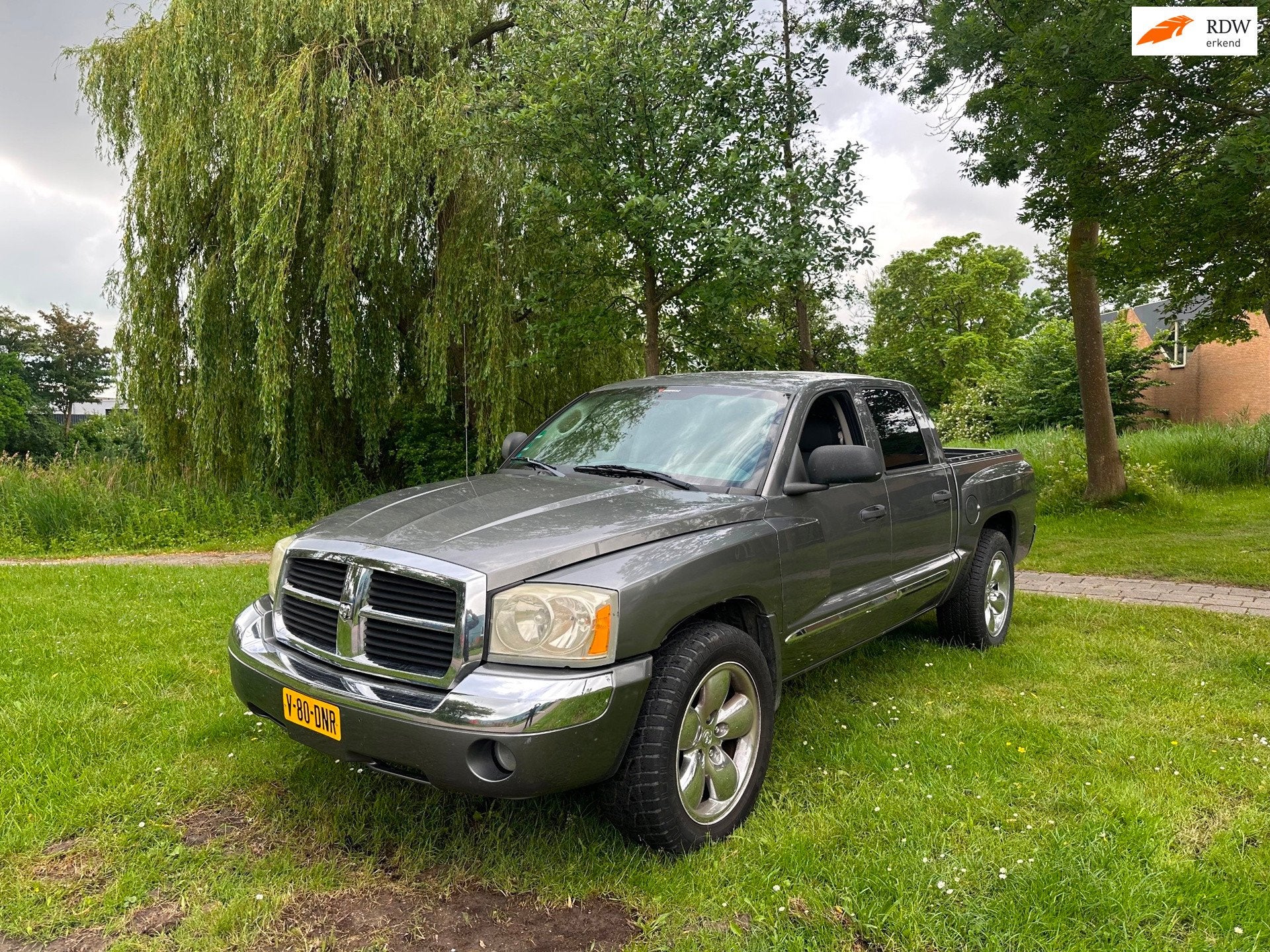 Dodge DODGE DAKOTA Airco Cruise Leder Automaat 5 zits Motor, Gebruikt, Bedrijf, Euro 4, Leder en Alcantara