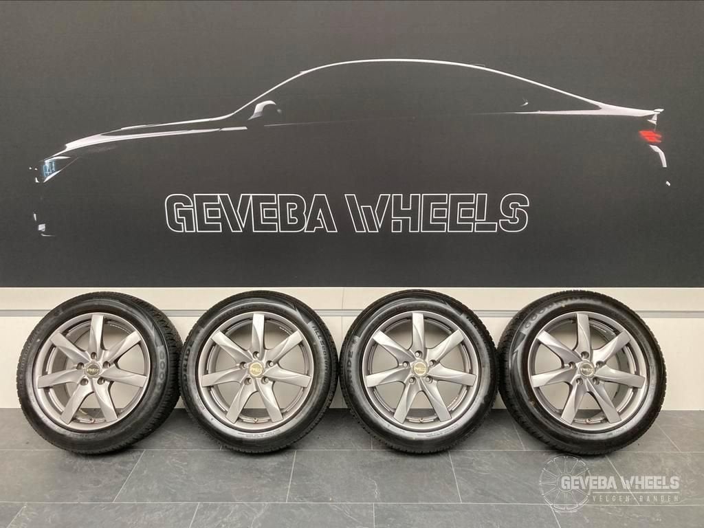 17'' Renault Laguna III velgen + allseason banden 5x114.3, Auto-onderdelen, Banden en Velgen, -, -, Banden en Velgen, 17 inch