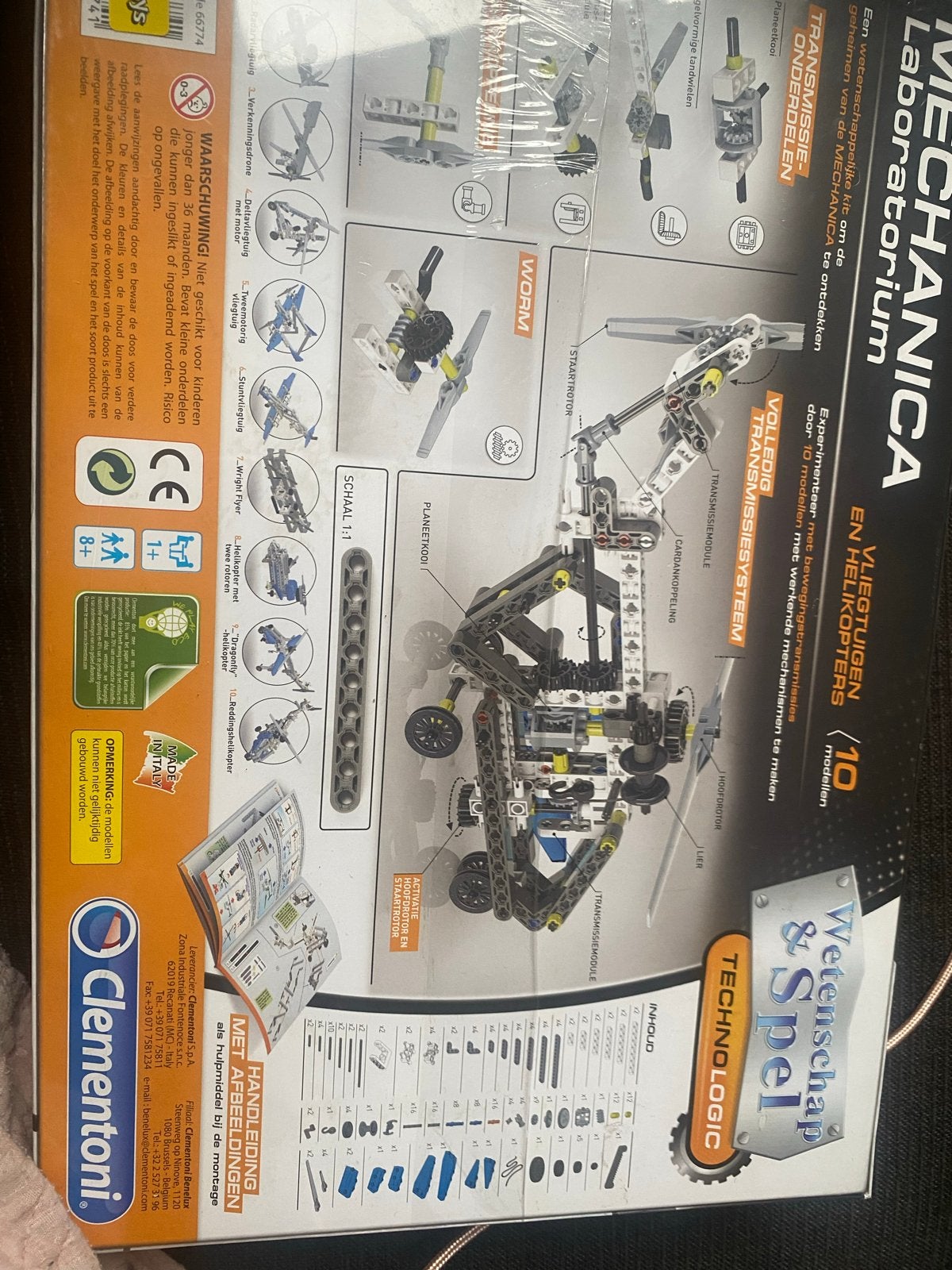 Clementoni Mechanica Laboratorium Vliegtuigen & Helikopters, Ophalen of Verzenden, Nieuw, Helikopter