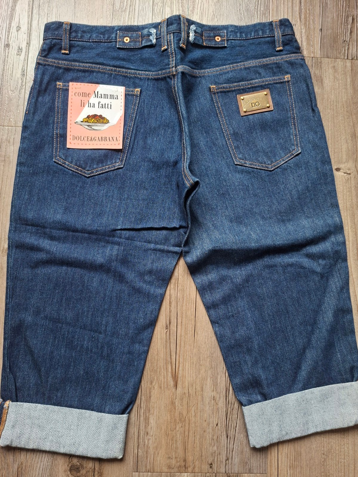 DOLCE & GABANNA cropped jeans maat 50 (W34), Dolce & Gabbana, Blauw, Nieuw, Ophalen of Verzenden