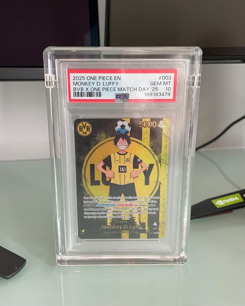 Monkey.D.Luffy (ST13-003) (V.3) BVB Promo PSA10, Hobby en Vrije tijd, Verzamelkaartspellen | Pokémon, Ophalen, Nieuw, Losse kaart