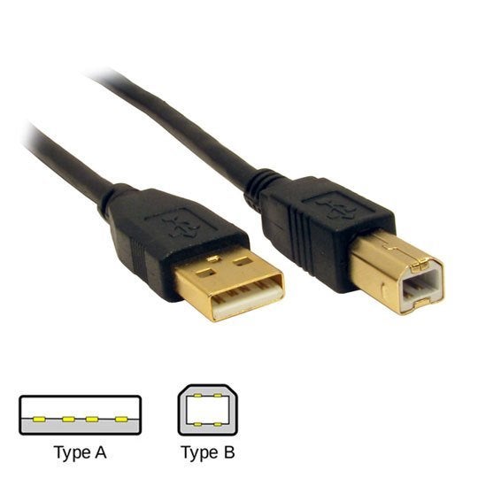 Printerkabels, USB A naar USB B, Ophalen of Verzenden, Zo goed als nieuw