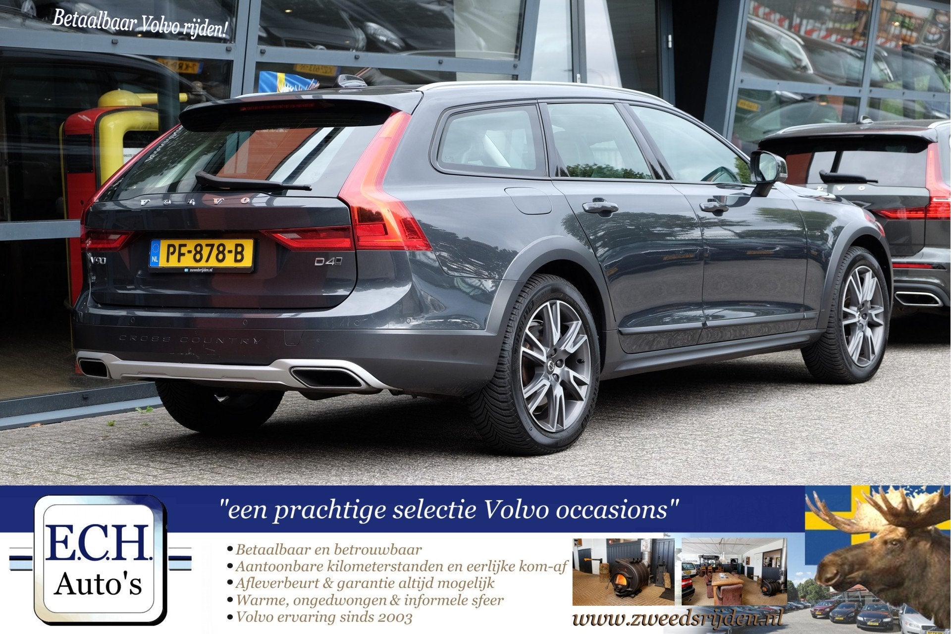 Volvo V90 Cross Country 2.0 D4 190 PK AWD Automaat, Leer, Ad, Auto's, Volvo, Automaat, 1760 kg, Leder, Diesel