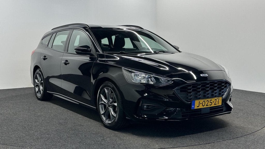 Ford Focus Wagon 1.0 EcoBoost ST Line X Business CARPLAY, Auto's, Stof, Gebruikt, Met garantie (alle), Zwart