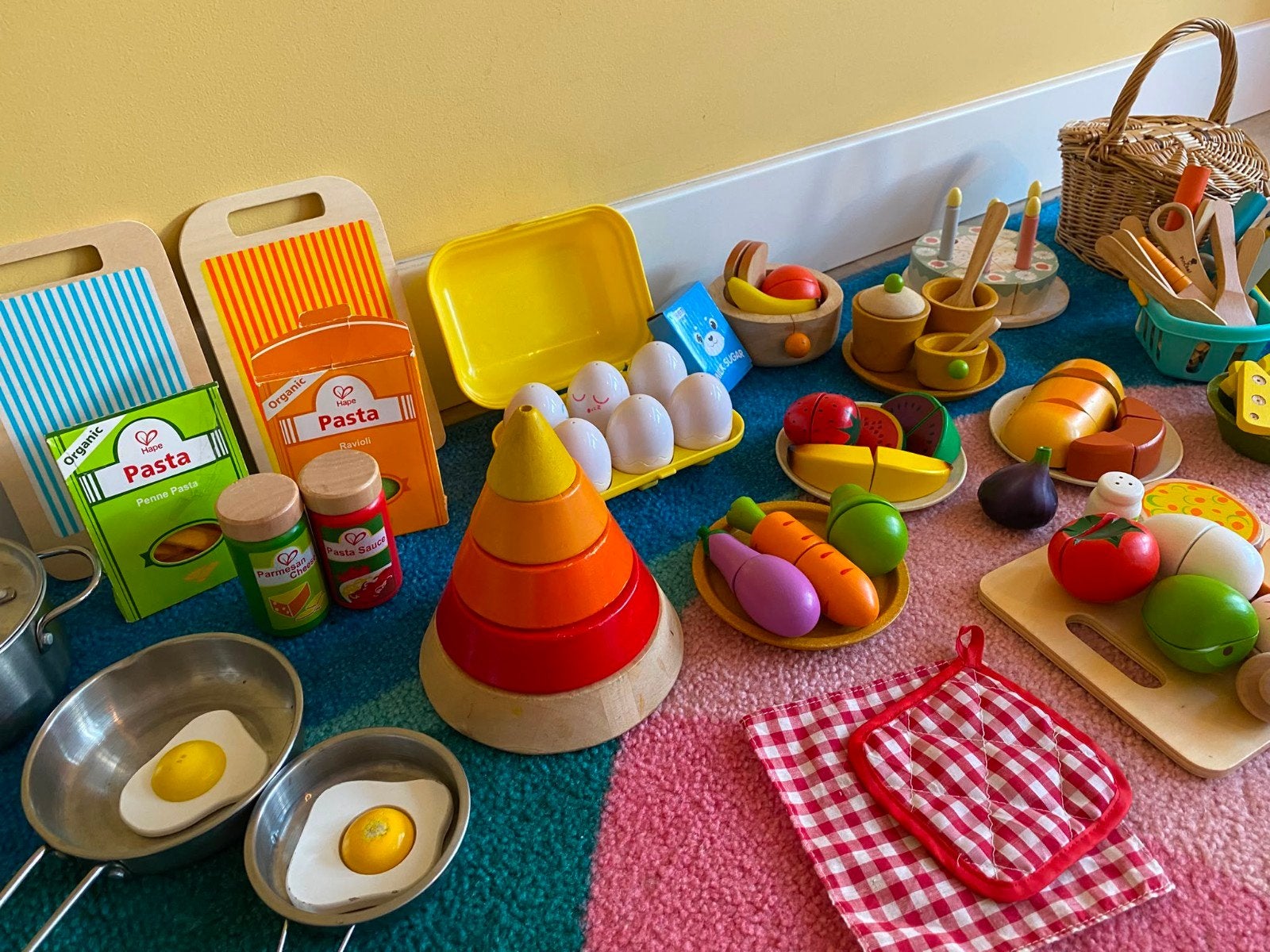 Houten Speelkeuken inclusief accessoires oa van Hape, Ophalen, Gebruikt, Ontdekken
