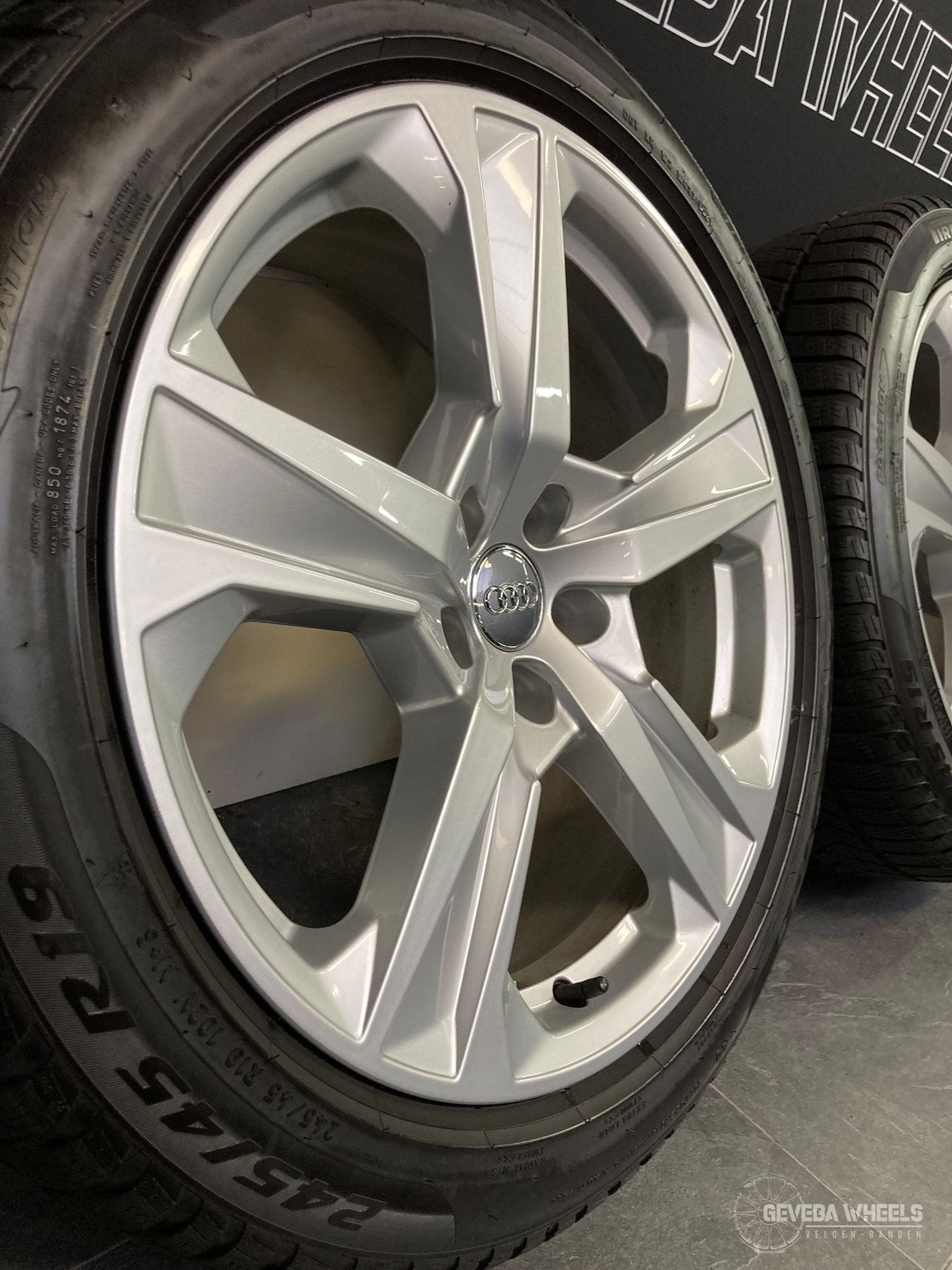19 inch originele Audi A7 S7 4K velgen + winterbanden 5x112, Auto-onderdelen, Banden en Velgen, 19 inch, -, -, Banden en Velgen