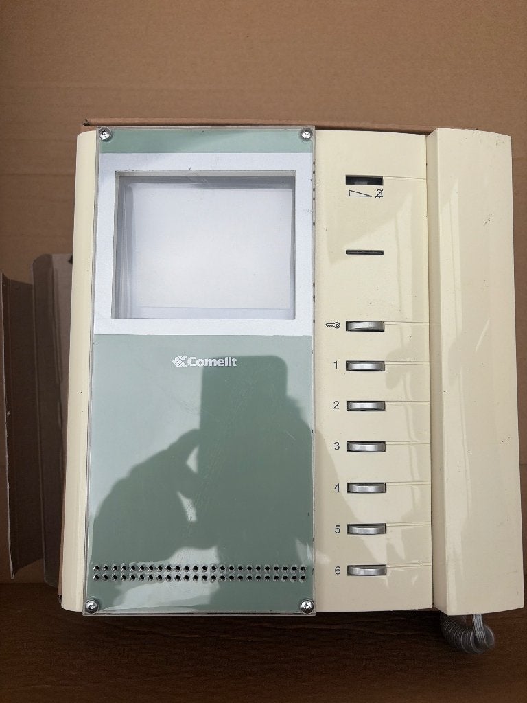Intercom comelit te koop, Ophalen of Verzenden, Terugspreekfunctie, Gebruikt, Bedraad