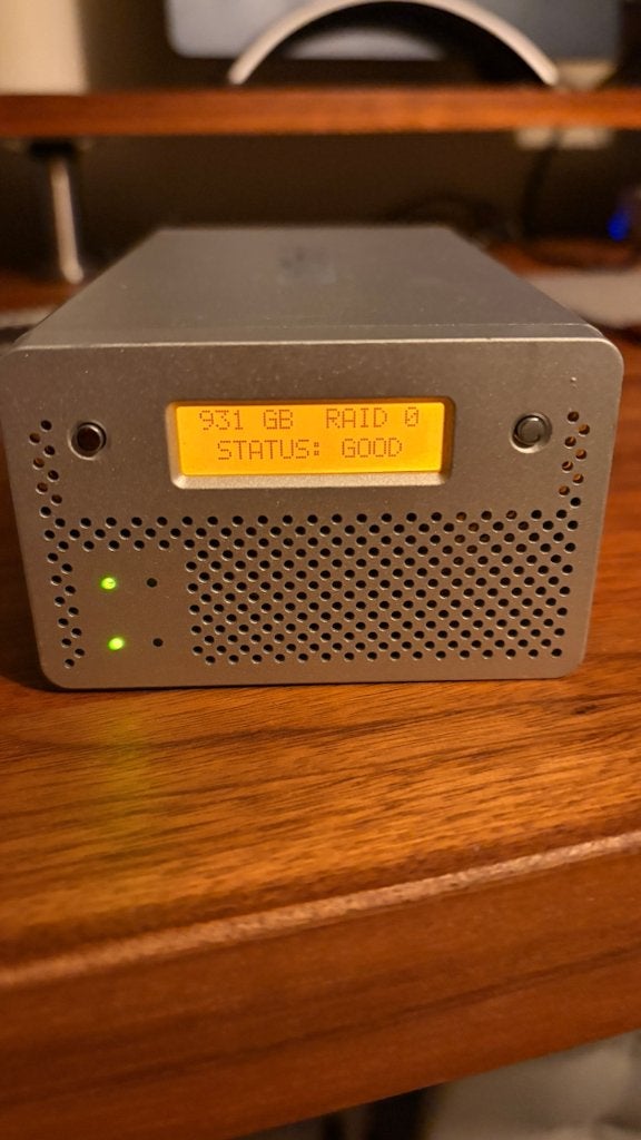 CalDigit VR mini 1TB — FireWire 800/400, eSATA, USB, RAID, Gebruikt, HDD, Ophalen of Verzenden, 1TB