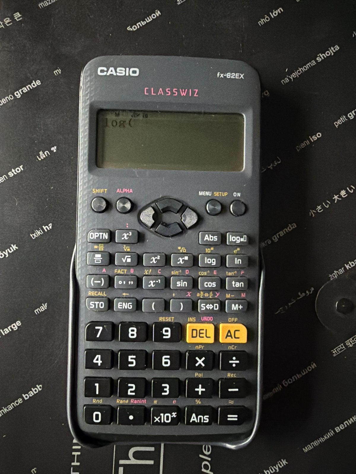 Casio FX-82EX rekenmachine, Ophalen of Verzenden, Gebruikt