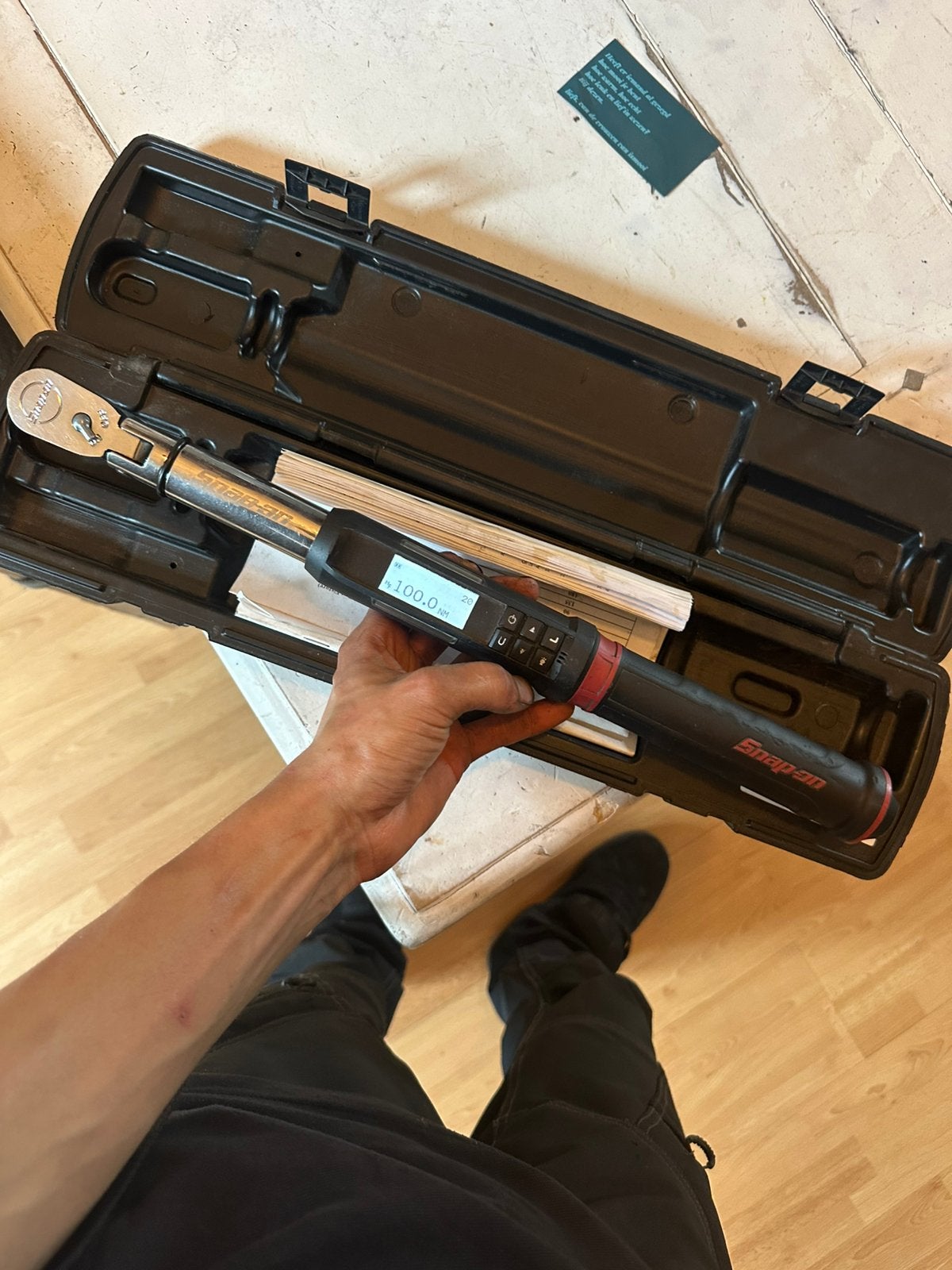 Snap on techangle momentsleutel, Ophalen of Verzenden, Gebruikt