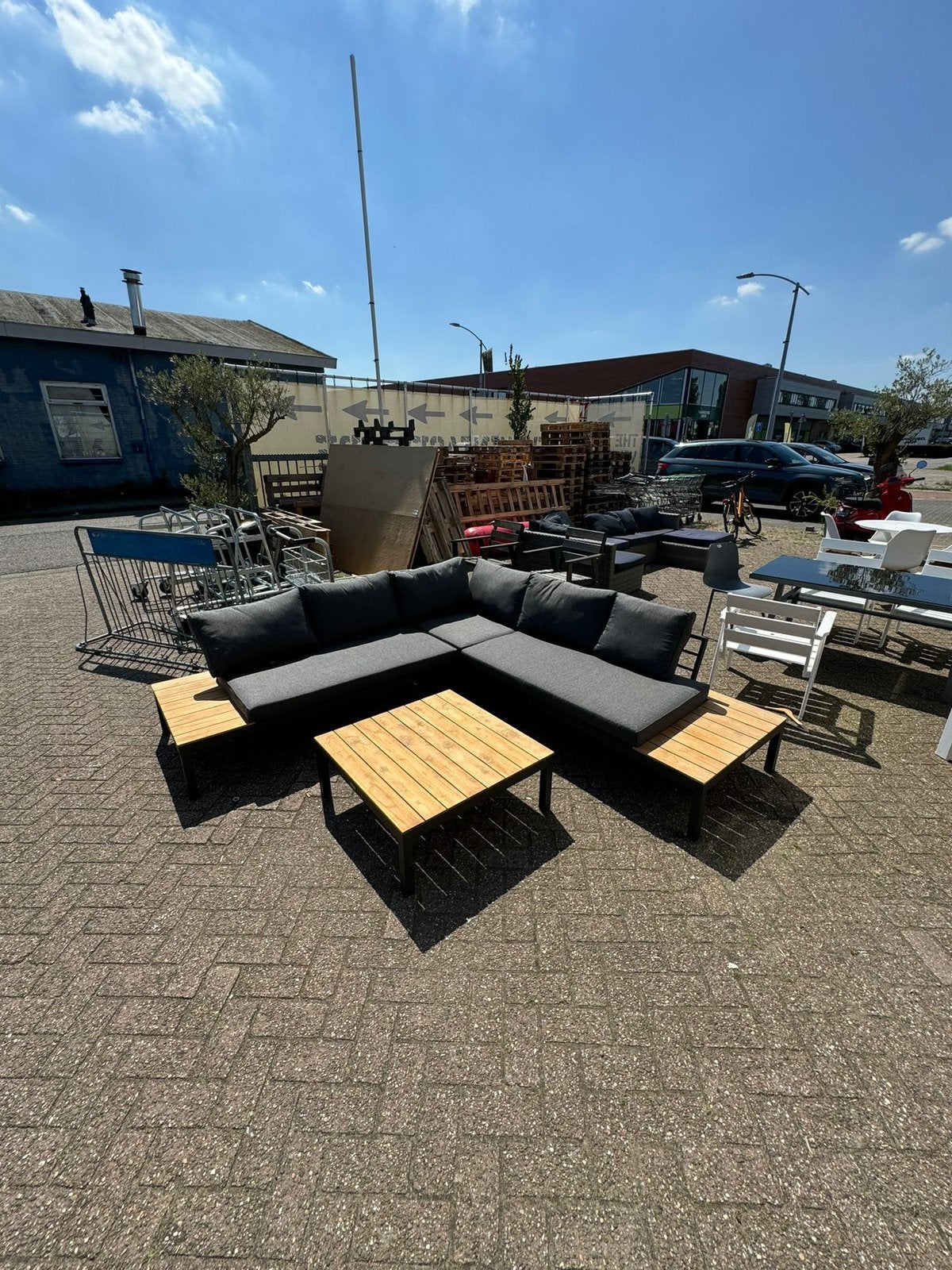 Tweedekans Loungeset - Zo Goed als Nieuw, Ophalen, 5 zitplaatsen, Zo goed als nieuw, Loungeset