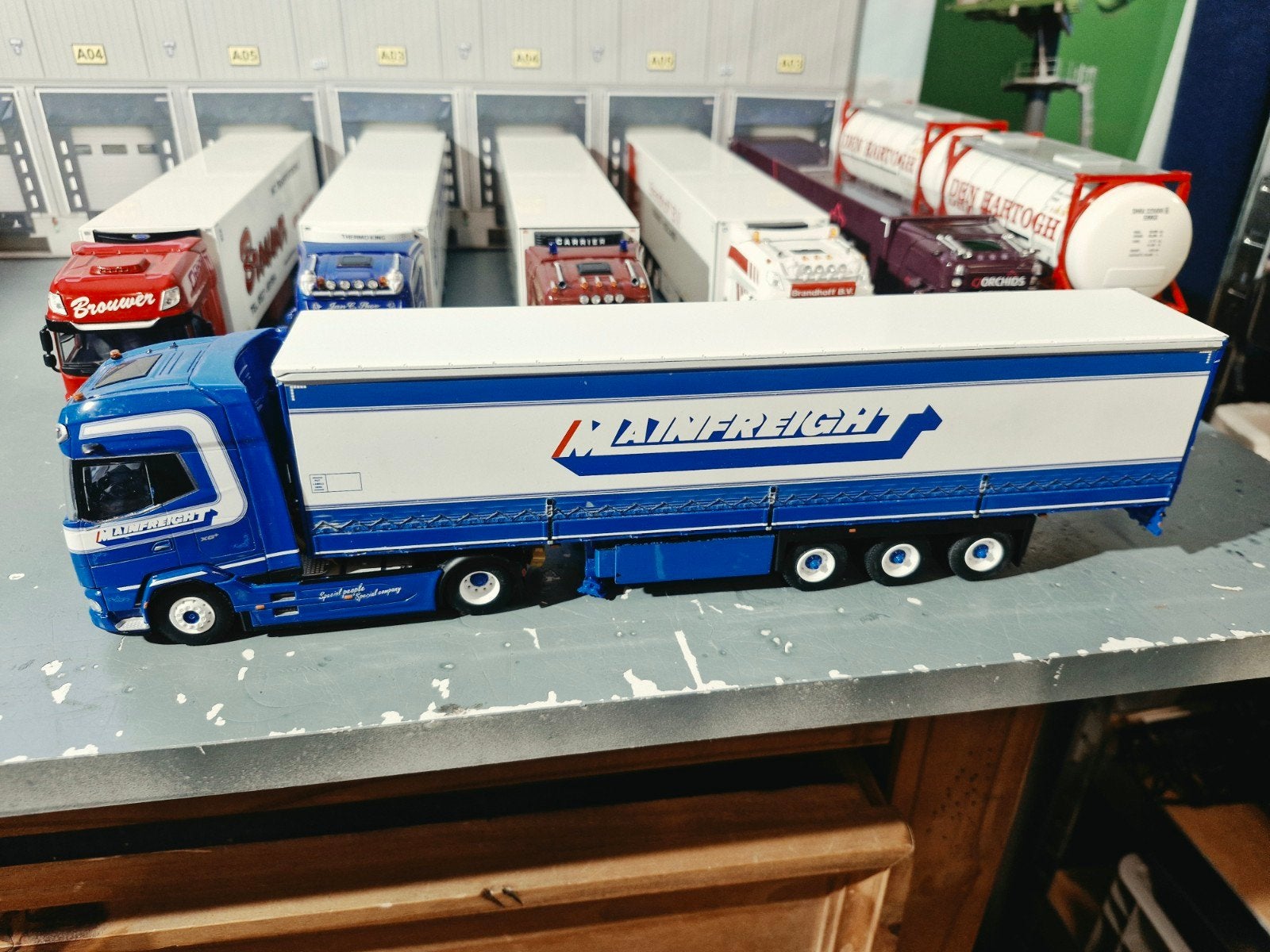 Daf XG + wsi van mainfreight, Ophalen of Verzenden, Zo goed als nieuw, Bus of Vrachtwagen, Wsi