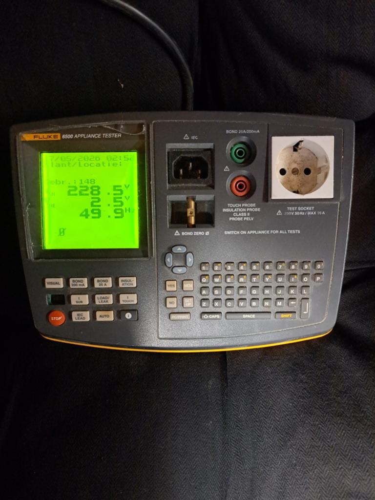 Megger Fluke 6500 NEN 3140 Apparatentester, Ophalen of Verzenden