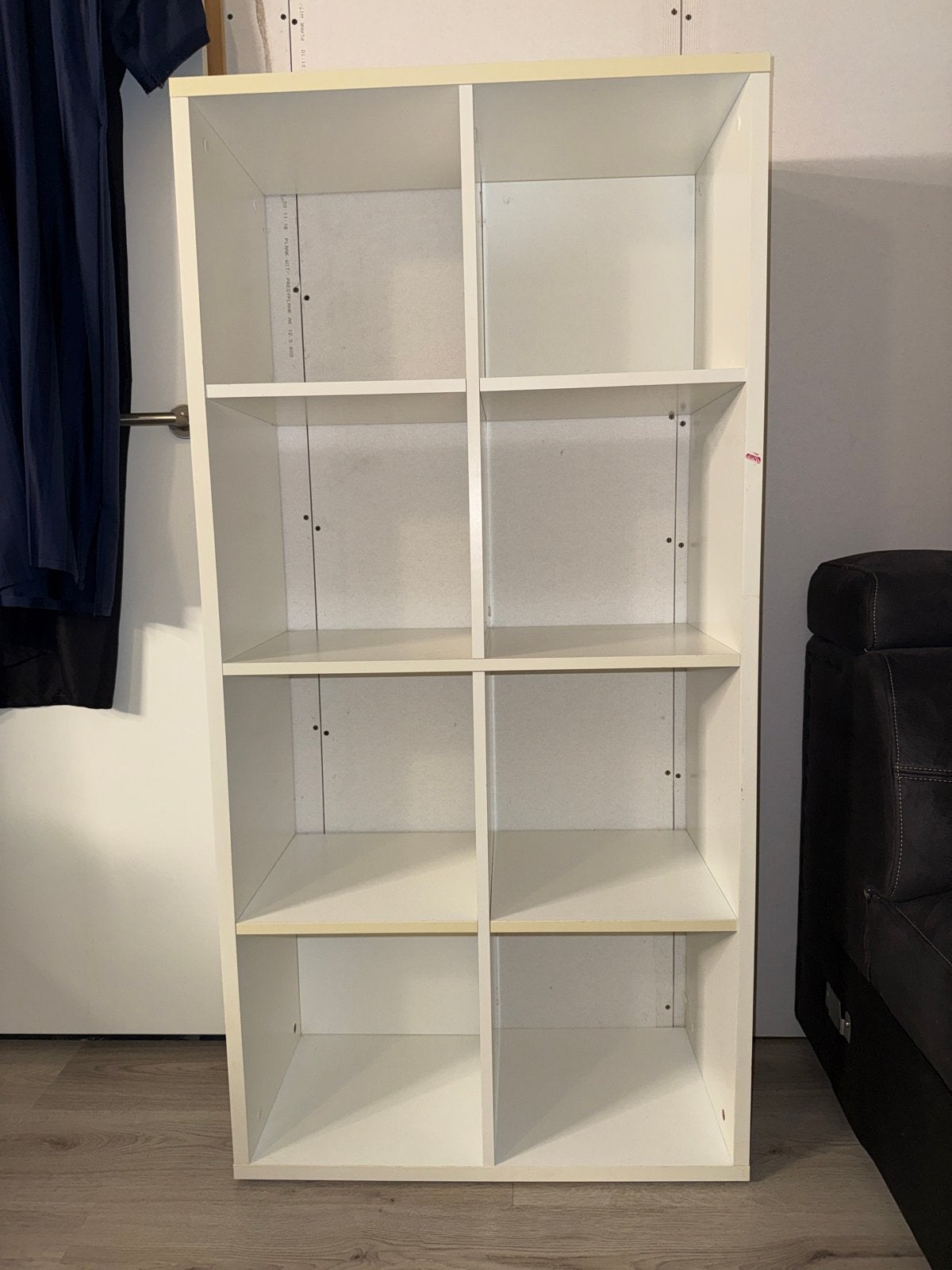IKEA Kallax wit vakkenkast met 8 vakken, Ophalen, Gebruikt, 50 tot 100 cm, 150 tot 200 cm