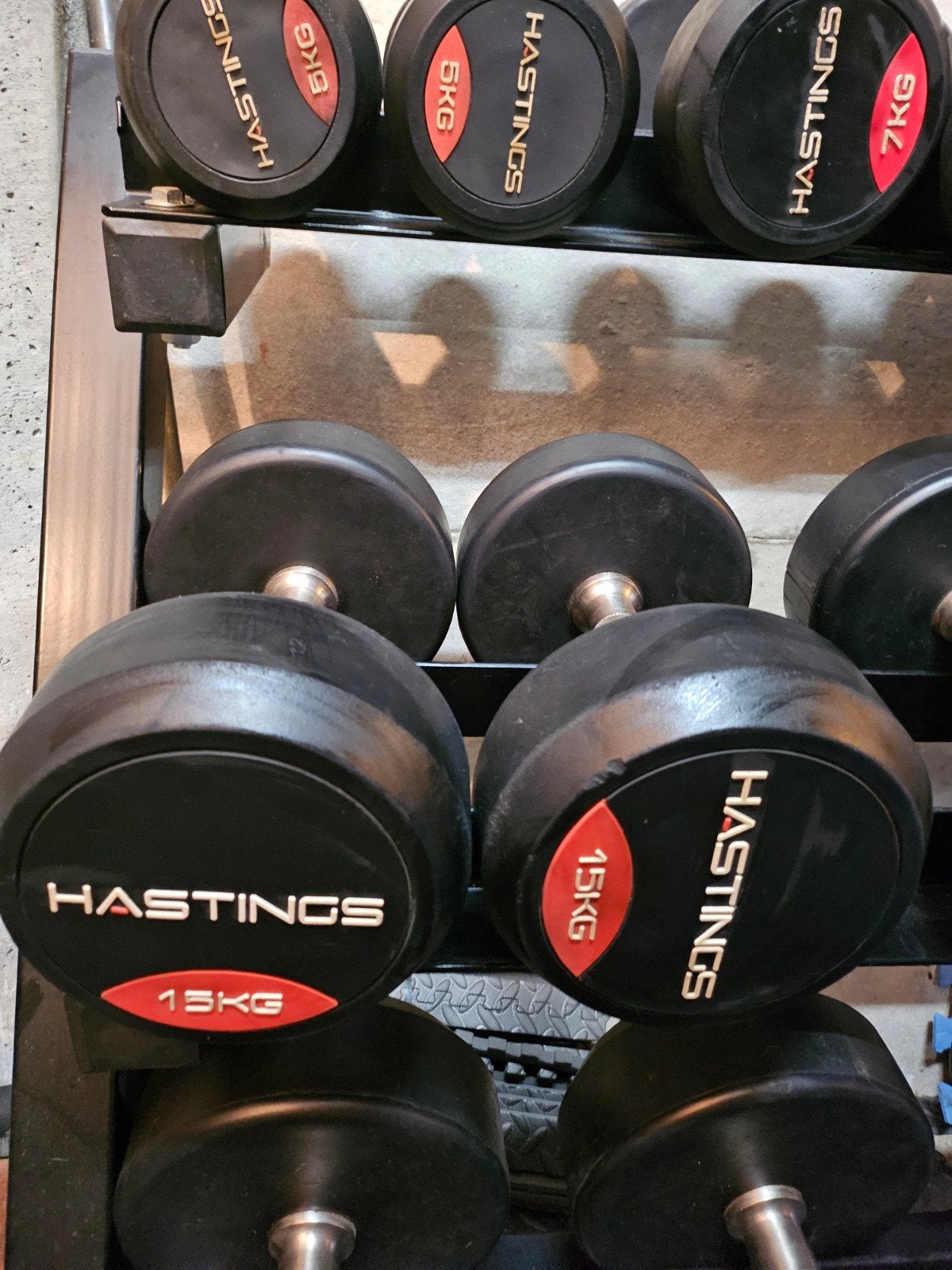 Hastings Dumbbells - 15kg, Ophalen, Gebruikt, Rug, Dumbbell